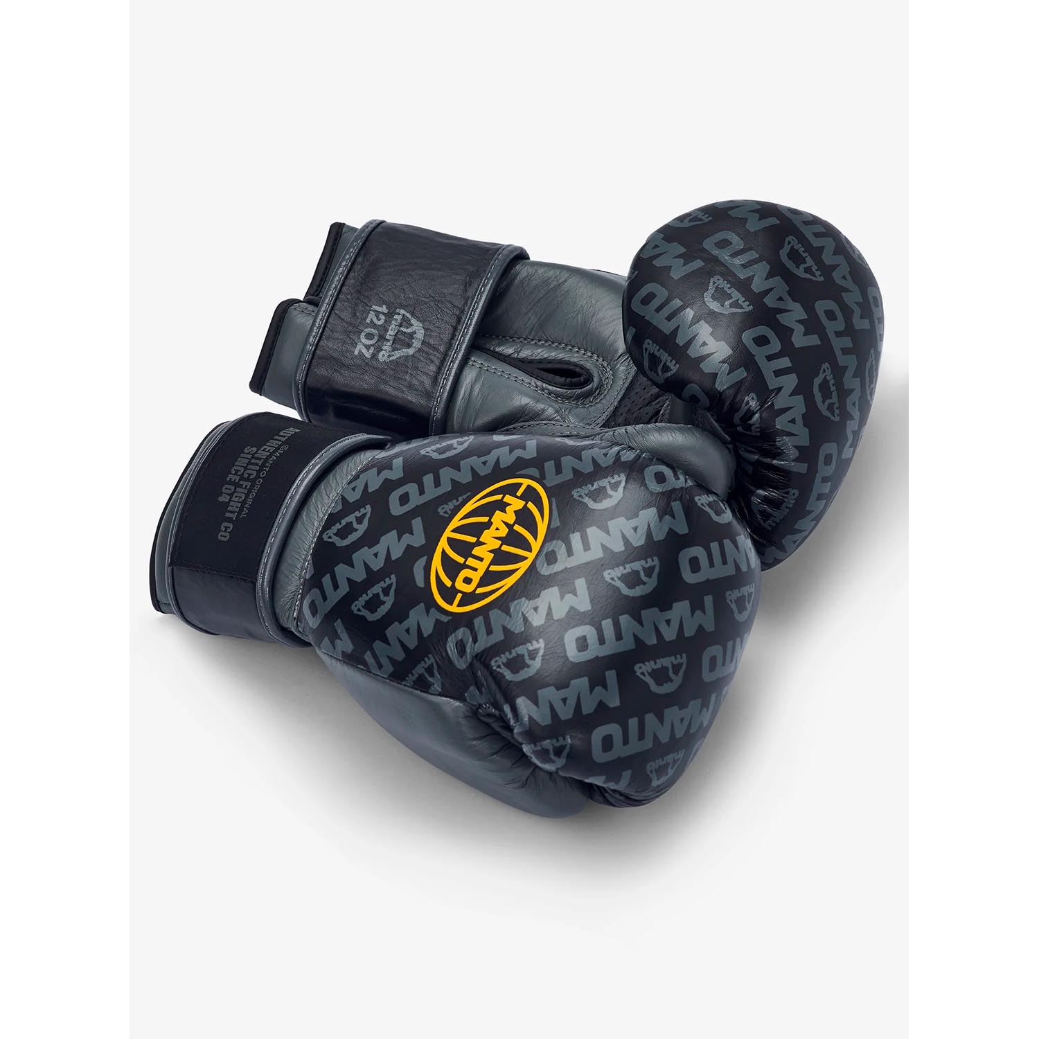 MANTO Boxing Gloves, Ace, black, 16 Oz