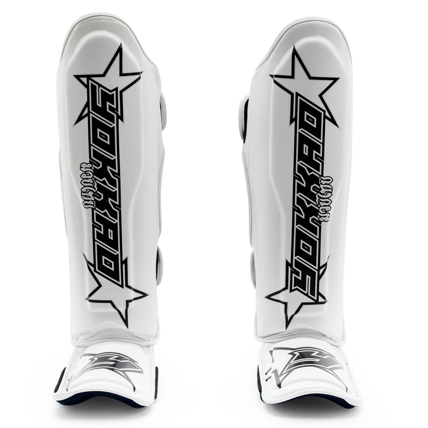 YOKKAO Shinguards, Institution, white-black, L