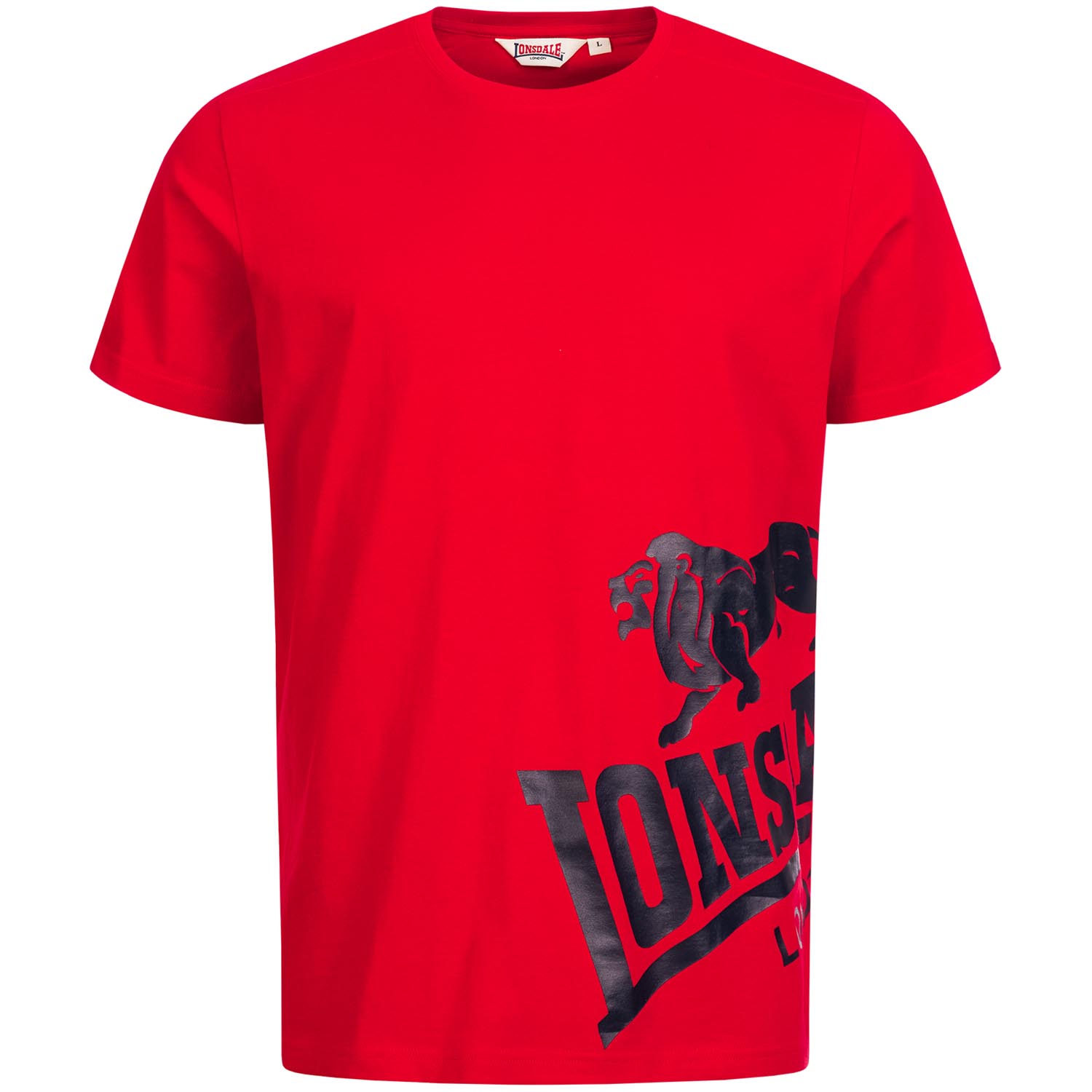 Lonsdale T-Shirt, Dereham, red, L