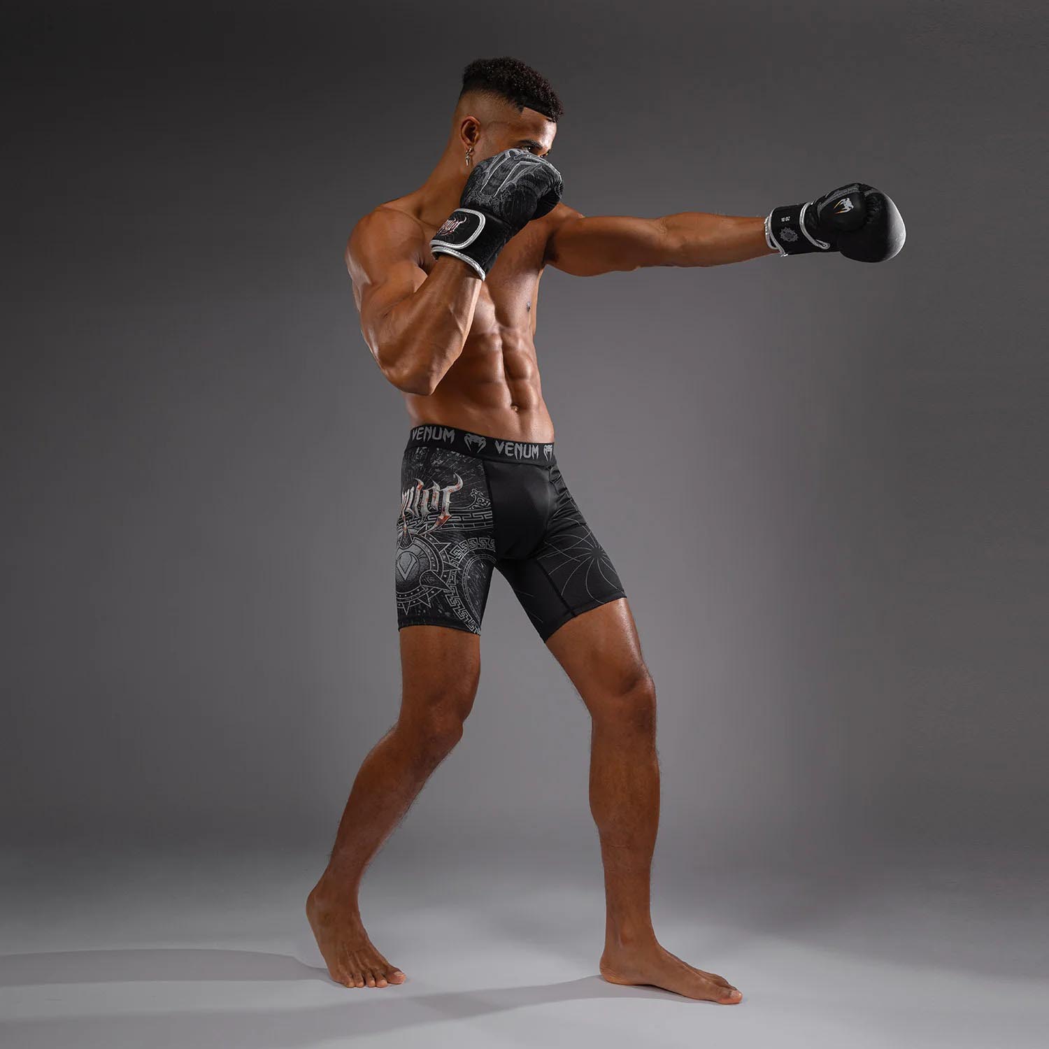 VENUM Compression Shorts, GLDTR 4.0, black-silver, XXL