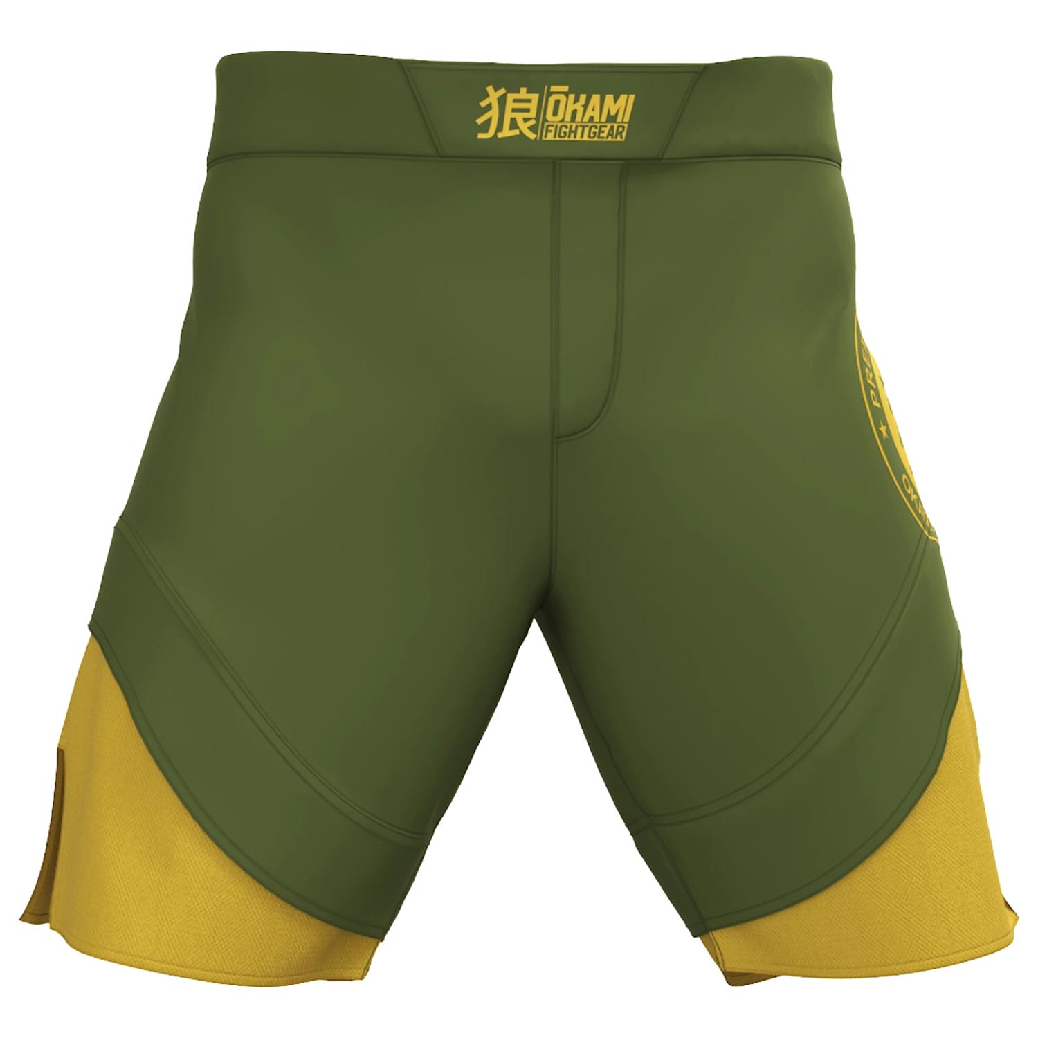 OKAMI MMA Fight Shorts, Keii, khaki, XL