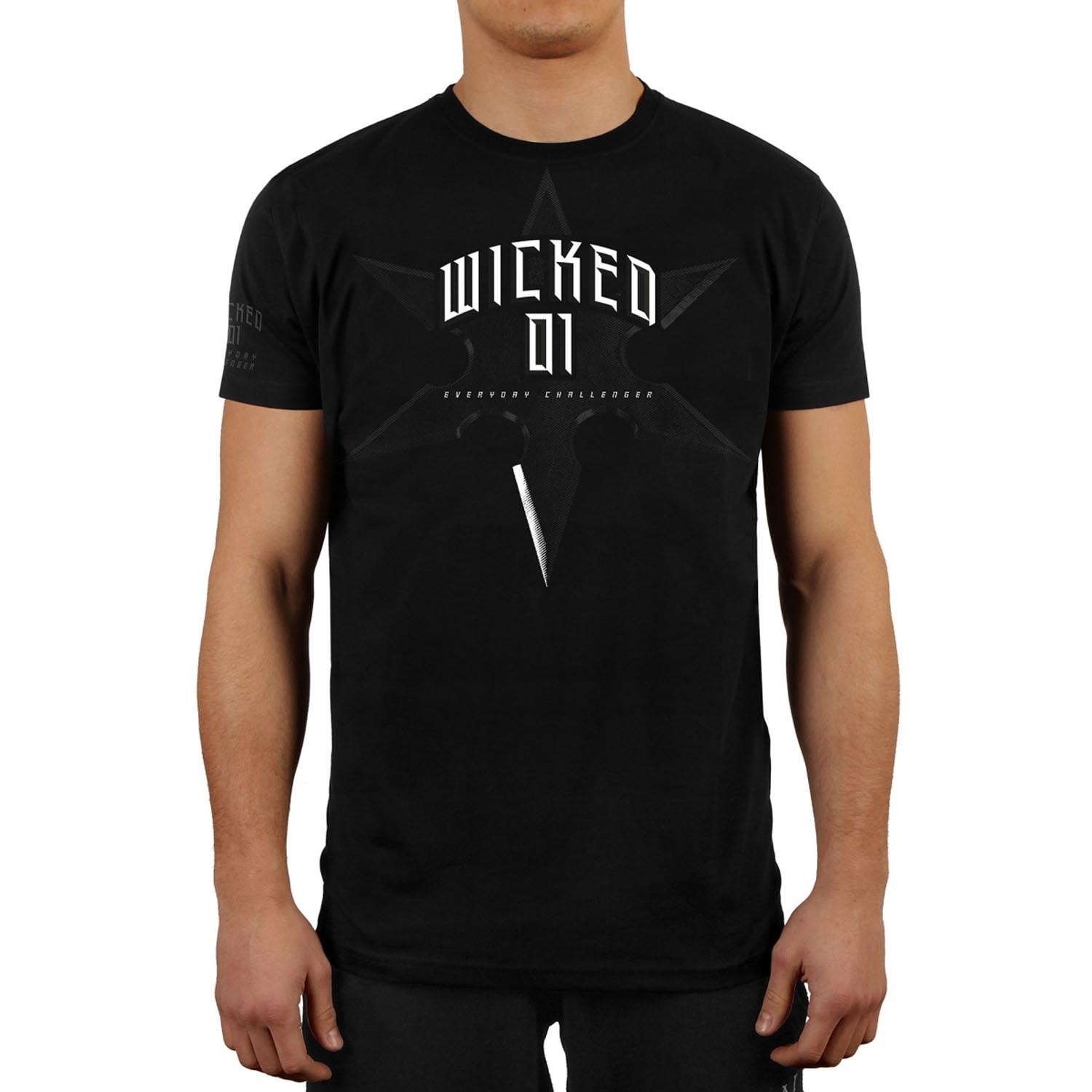 Wicked One T-Shirt, Shuriken, schwarz