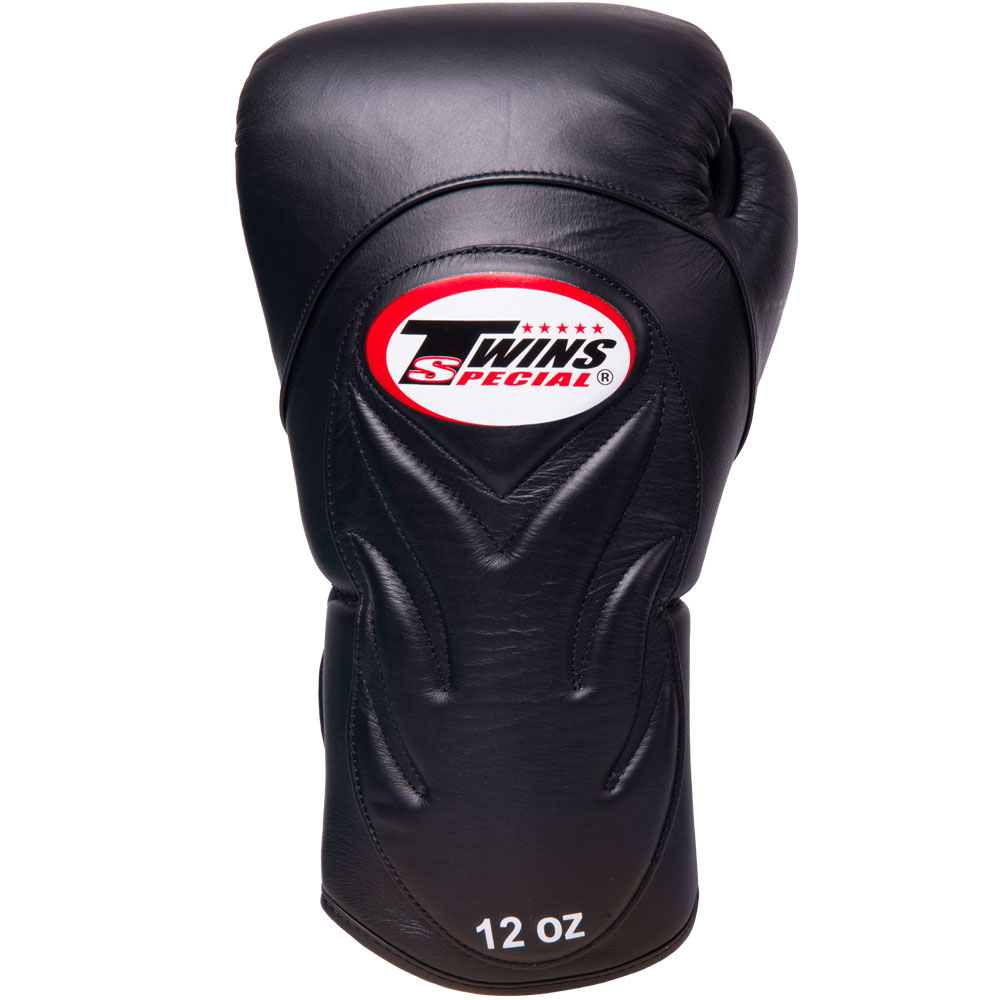 TWINS Special Boxing Gloves, Premium, BGVL-6, black, 12 Oz