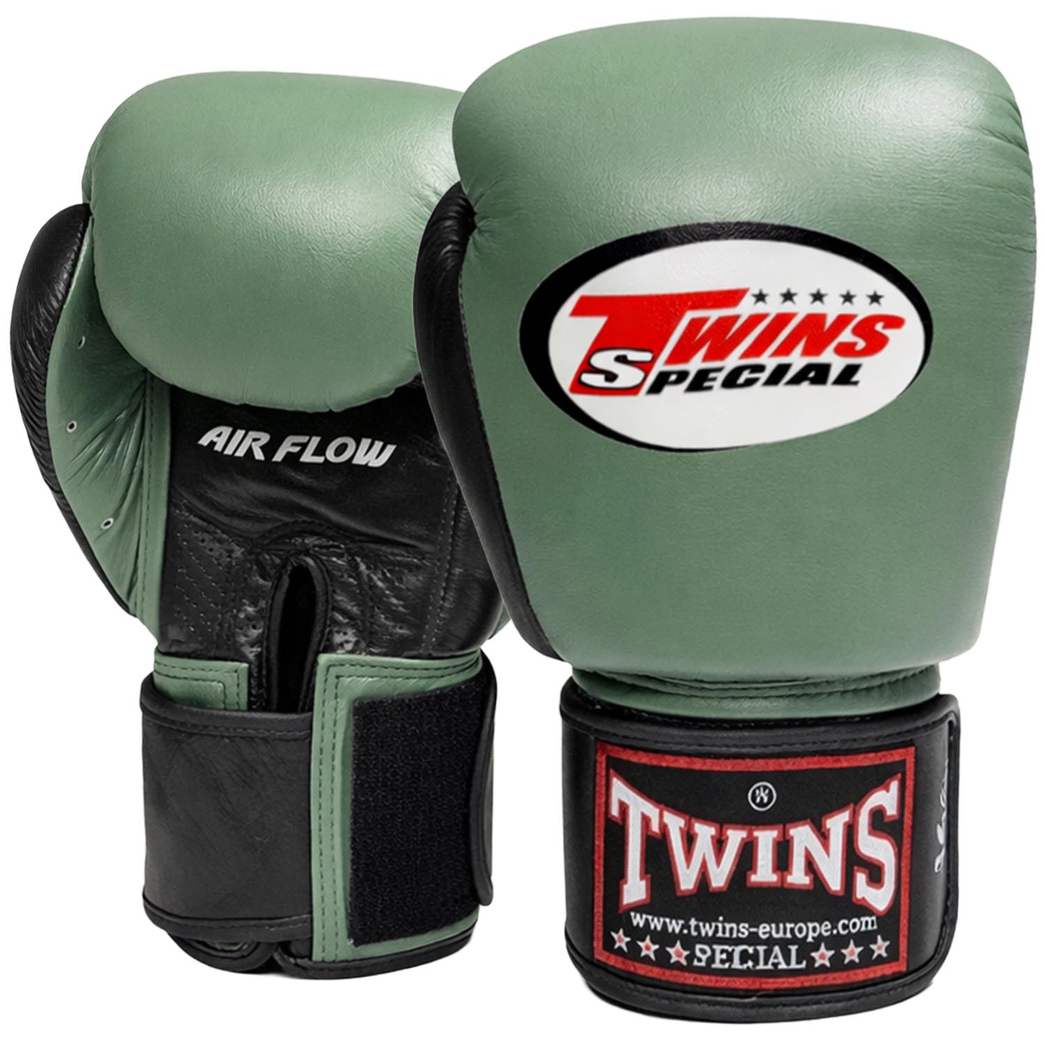 TWINS Special Boxing Gloves, BGVL-3 AIR, white-black-red 