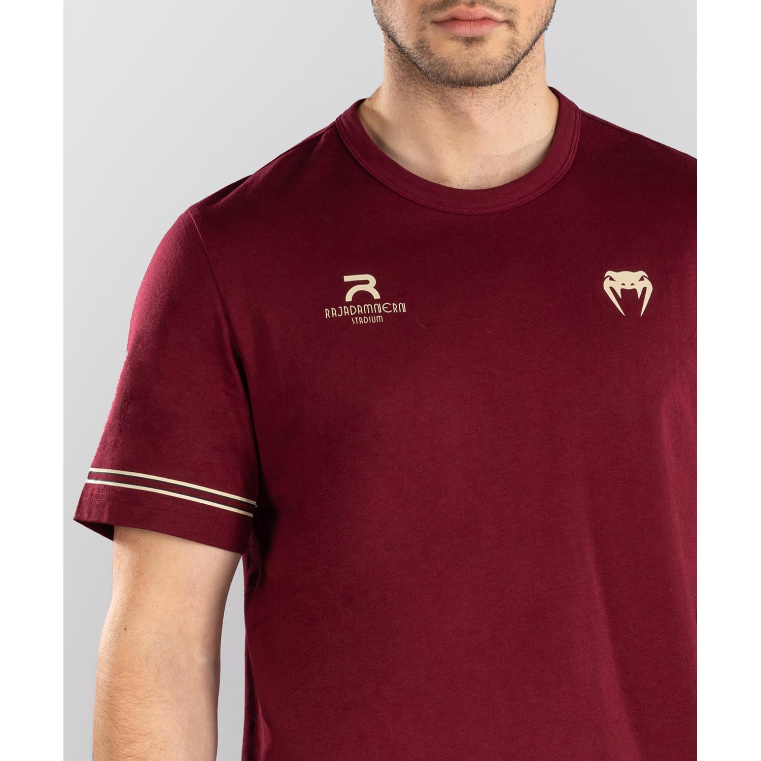 VENUM T-Shirt, Rajadamnern, wine red-gold, M