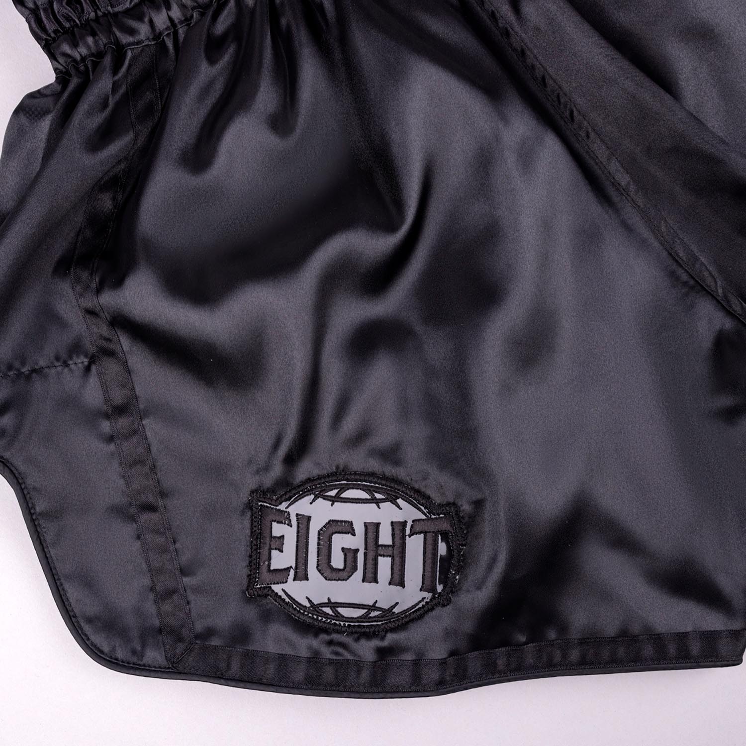 8 WEAPONS Muay Thai Shorts, Bangkok, black-black, S