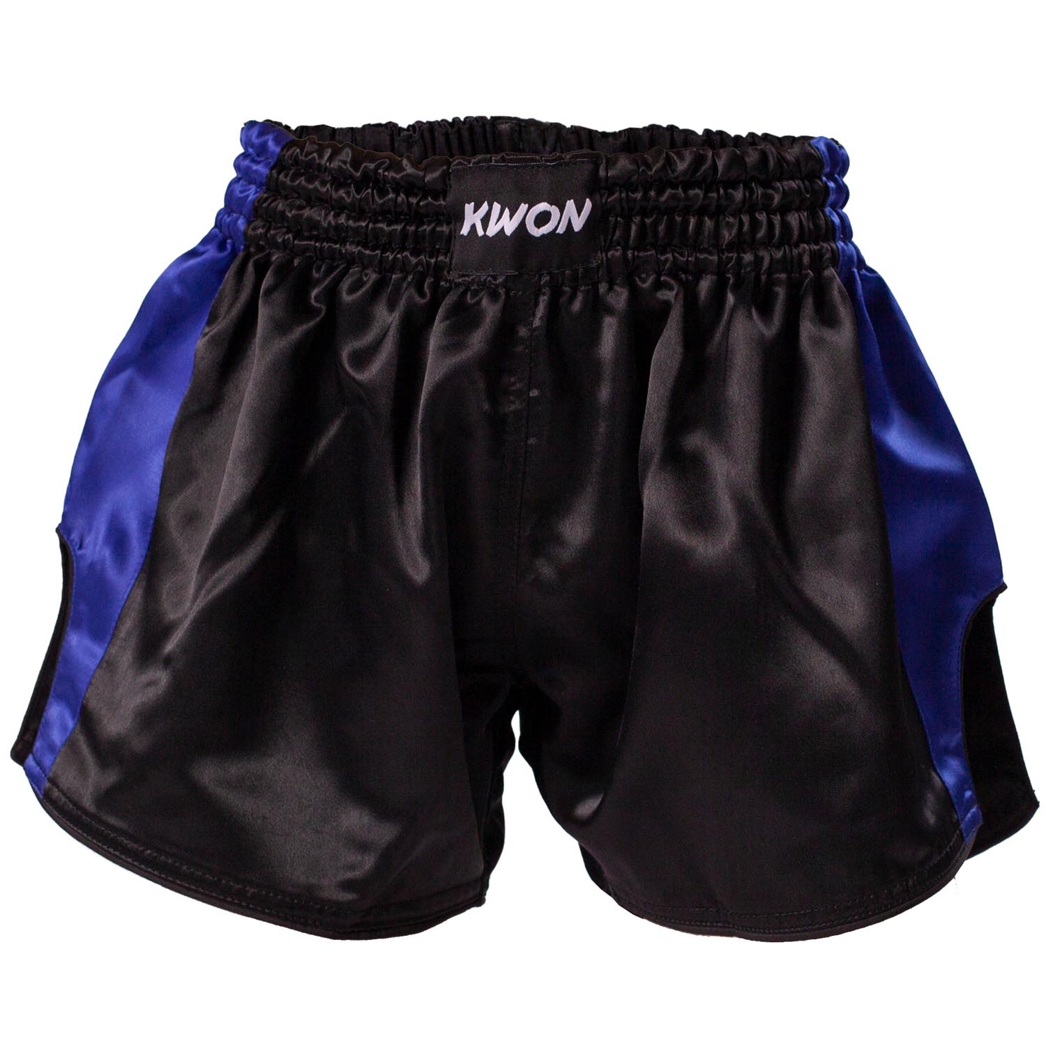 KWON Muay Thai Shorts, Thai, schwarz-blau, M
