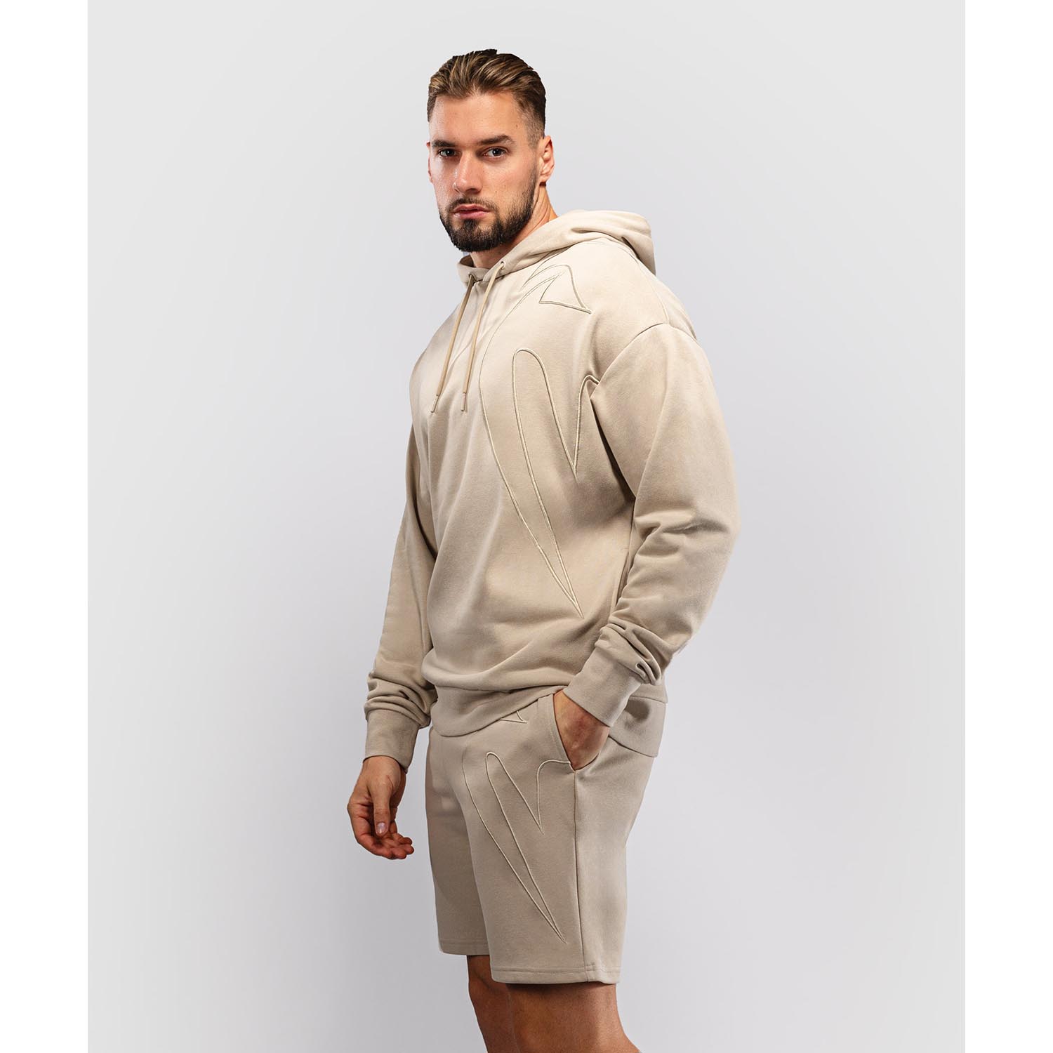 VENUM Hoody, Giant 3D Oversized, beige, XXL