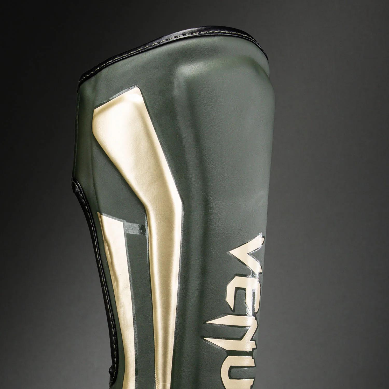 VENUM Shin Guard, Elite, khaki-gold, XL