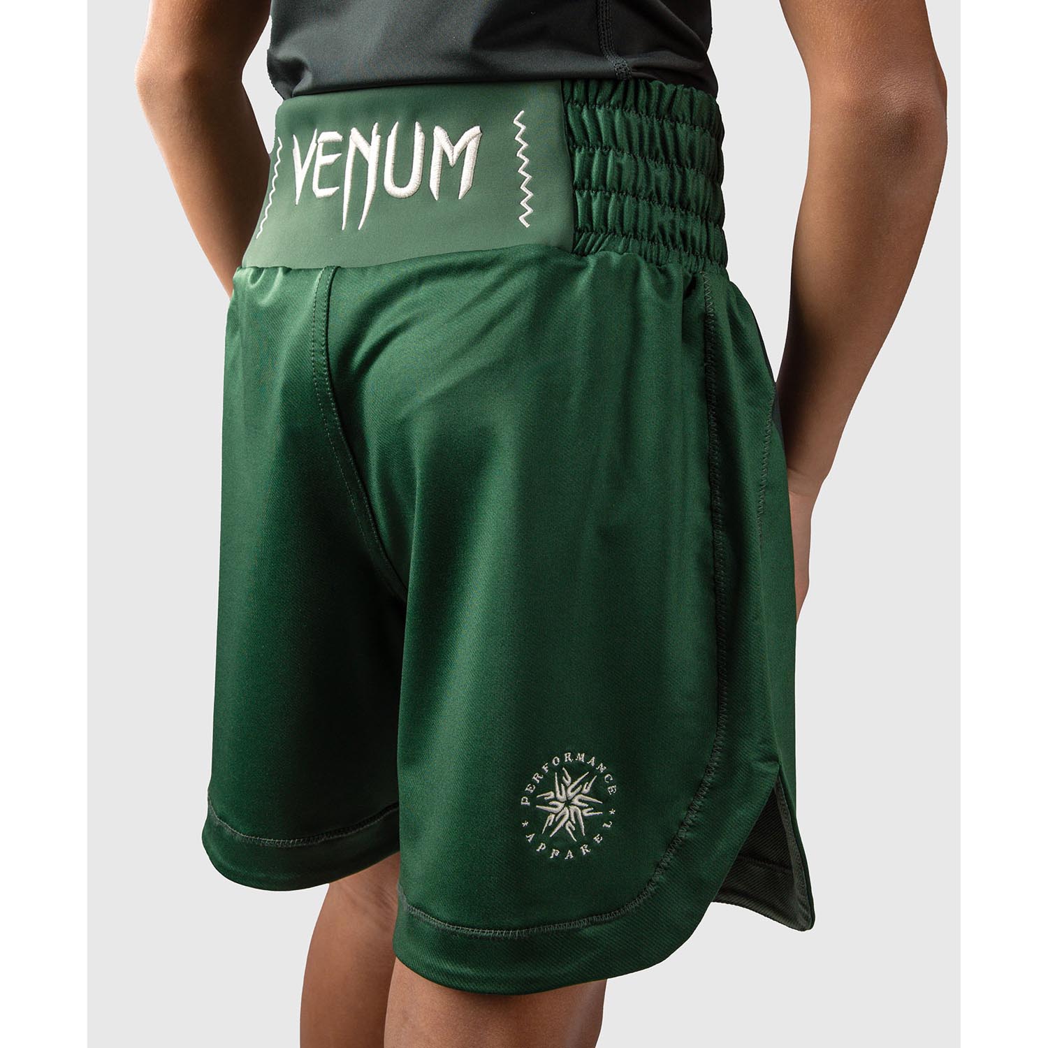 VENUM Boxing Pants, Kids, Attack, green-white, 14 J