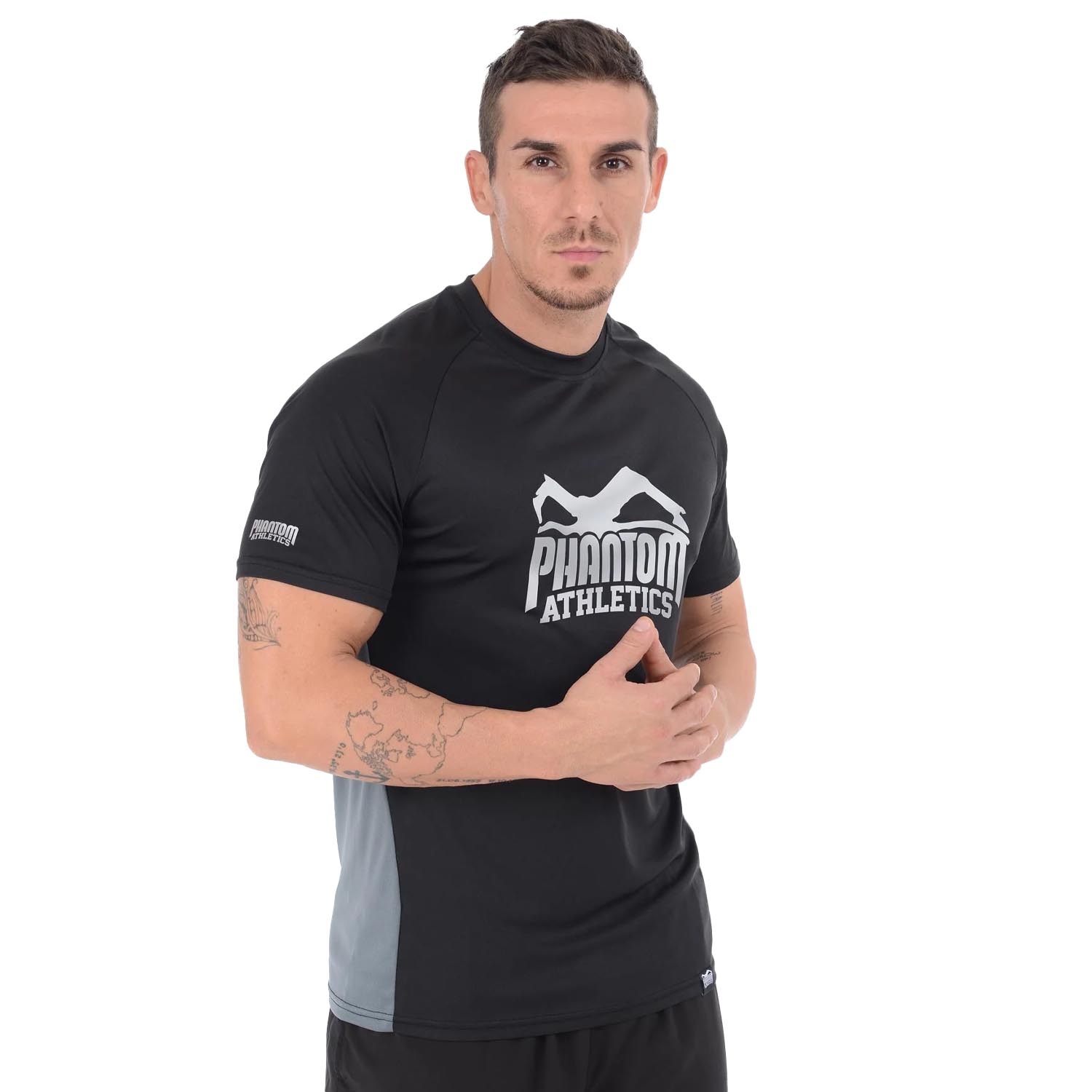 Phantom Athletics Fitness T-Shirt, Stealth, black, L