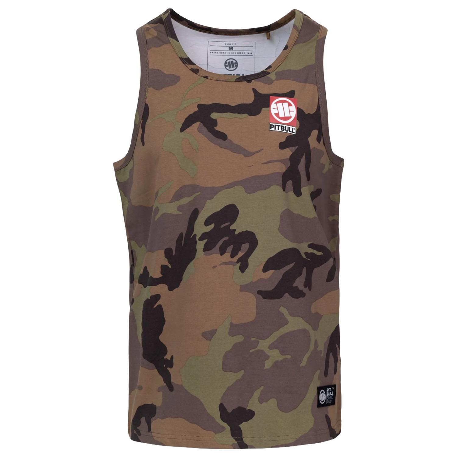 Pit Bull West Coast Tank Top, Small Hilltop, camo, XL
