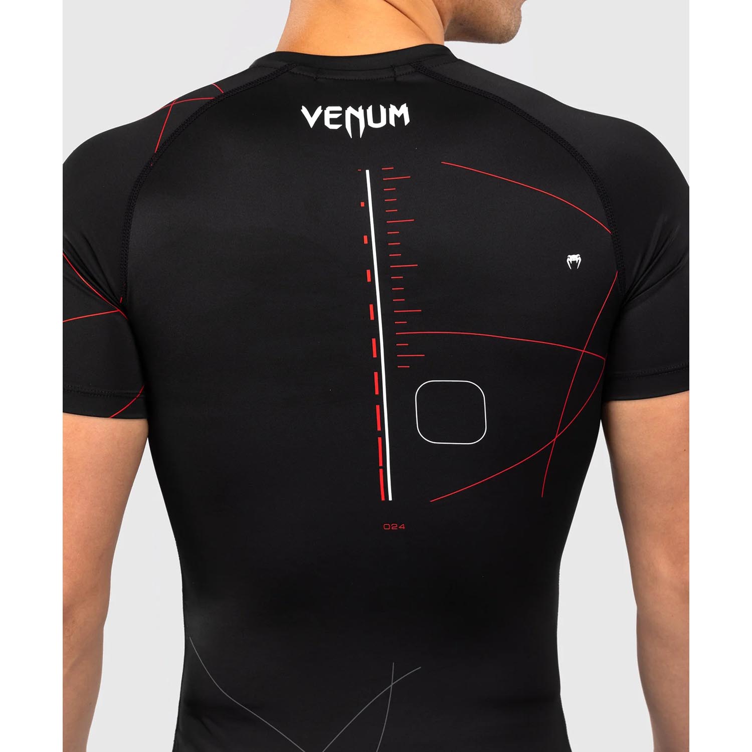 VENUM Rashguard, S/S, Tactical XT, black-red, XXL