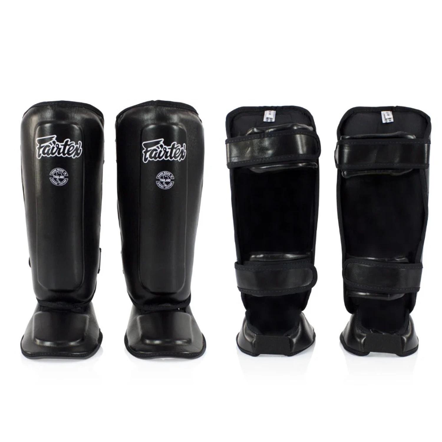 Fairtex Shin Guard, Kids SPK9, black, 10-12 J