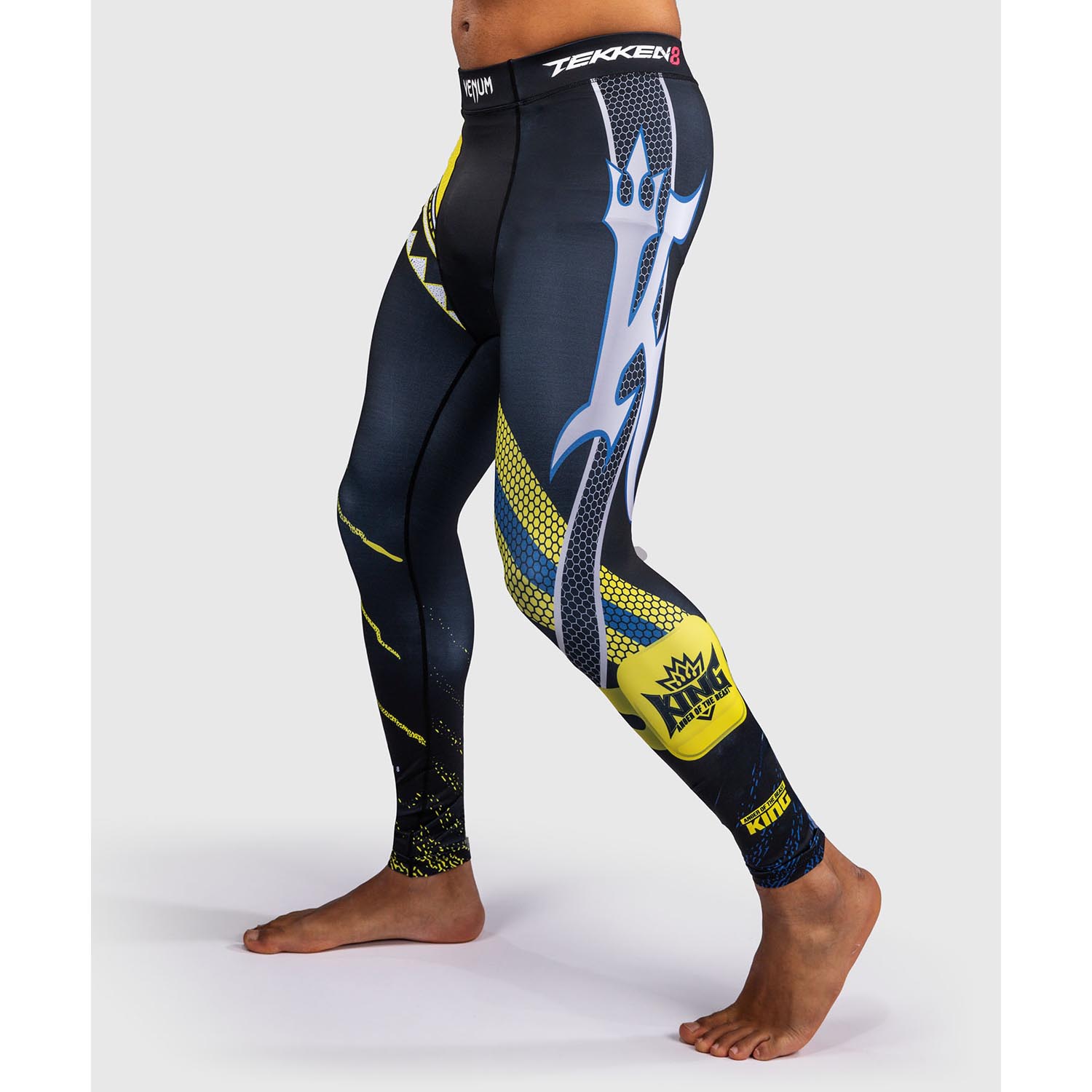 VENUM Compression Pants, Tekken 8, King, black-yellow, XXL