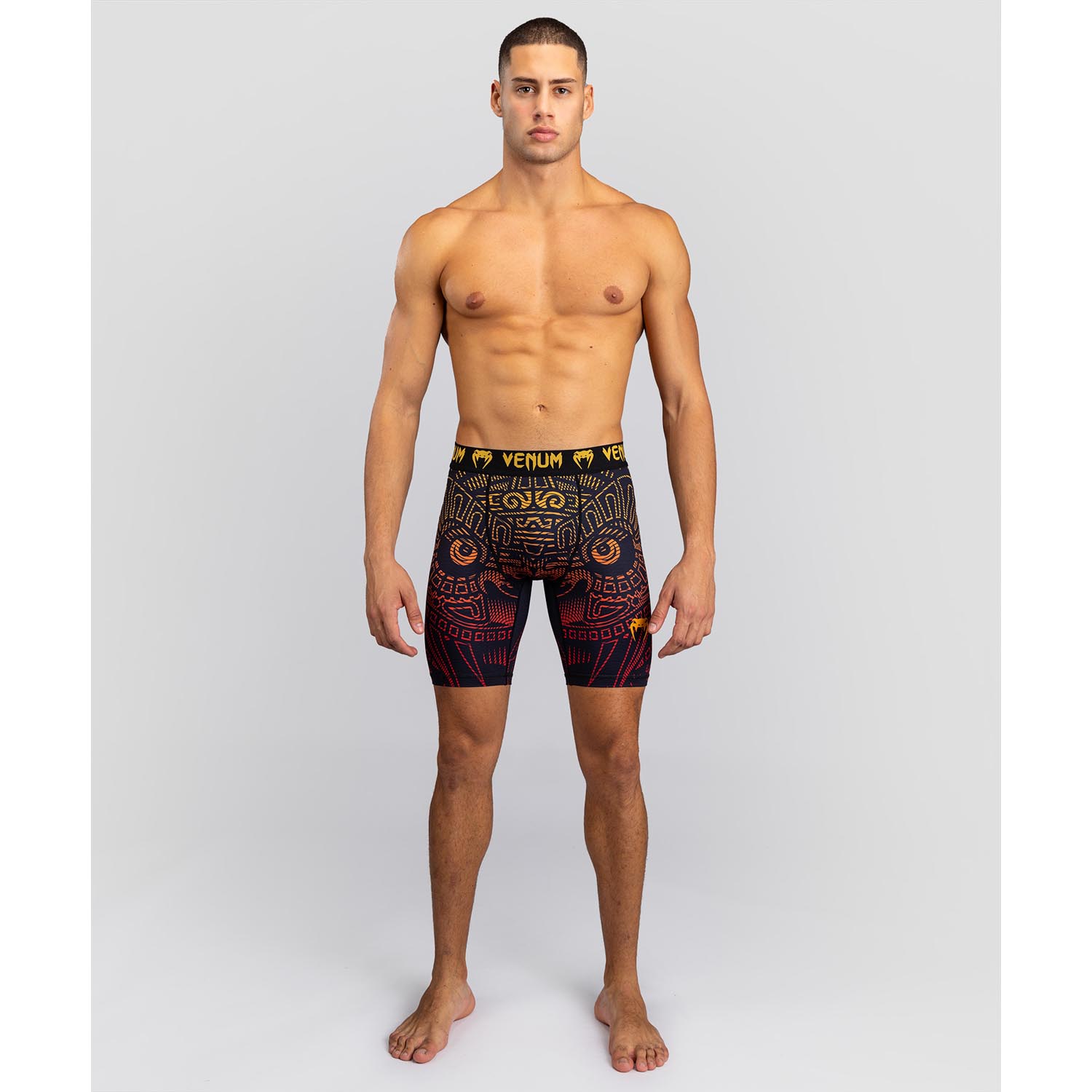 VENUM Compression Shorts, Quetzel Fury, black-red, XXL