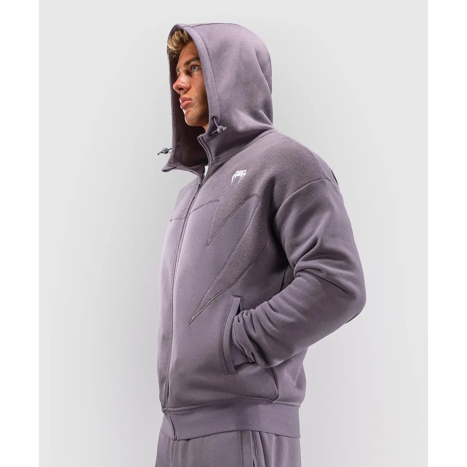 VENUM Zip Hoody, Attack, Fleece & Weave, grey, S
