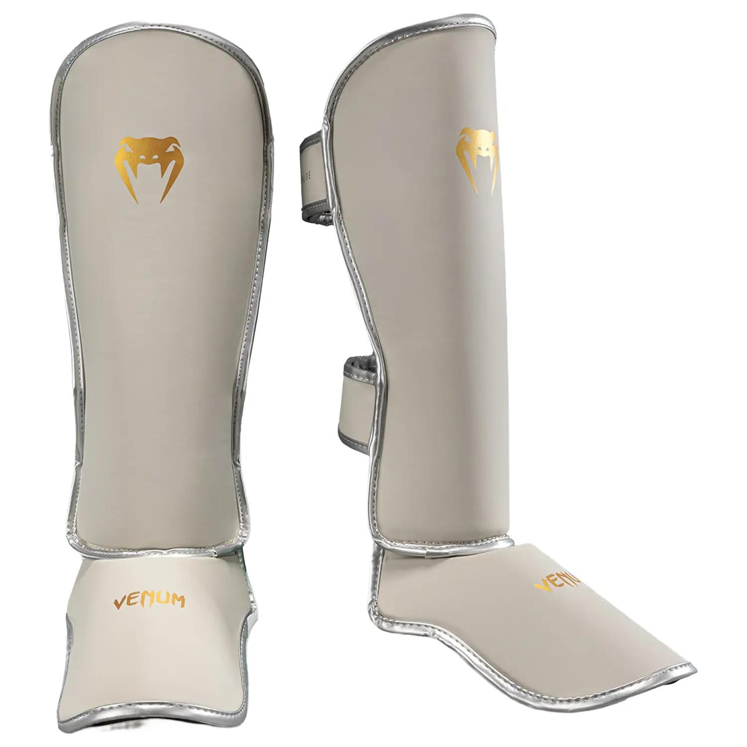 VENUM Shin Guard, Contender, 1.5, ivory-gold, XL
