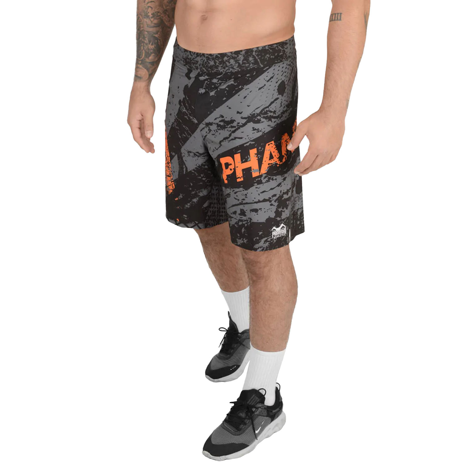 Phantom Athletics MMA Fight Shorts, Flex, Splatter, XL
