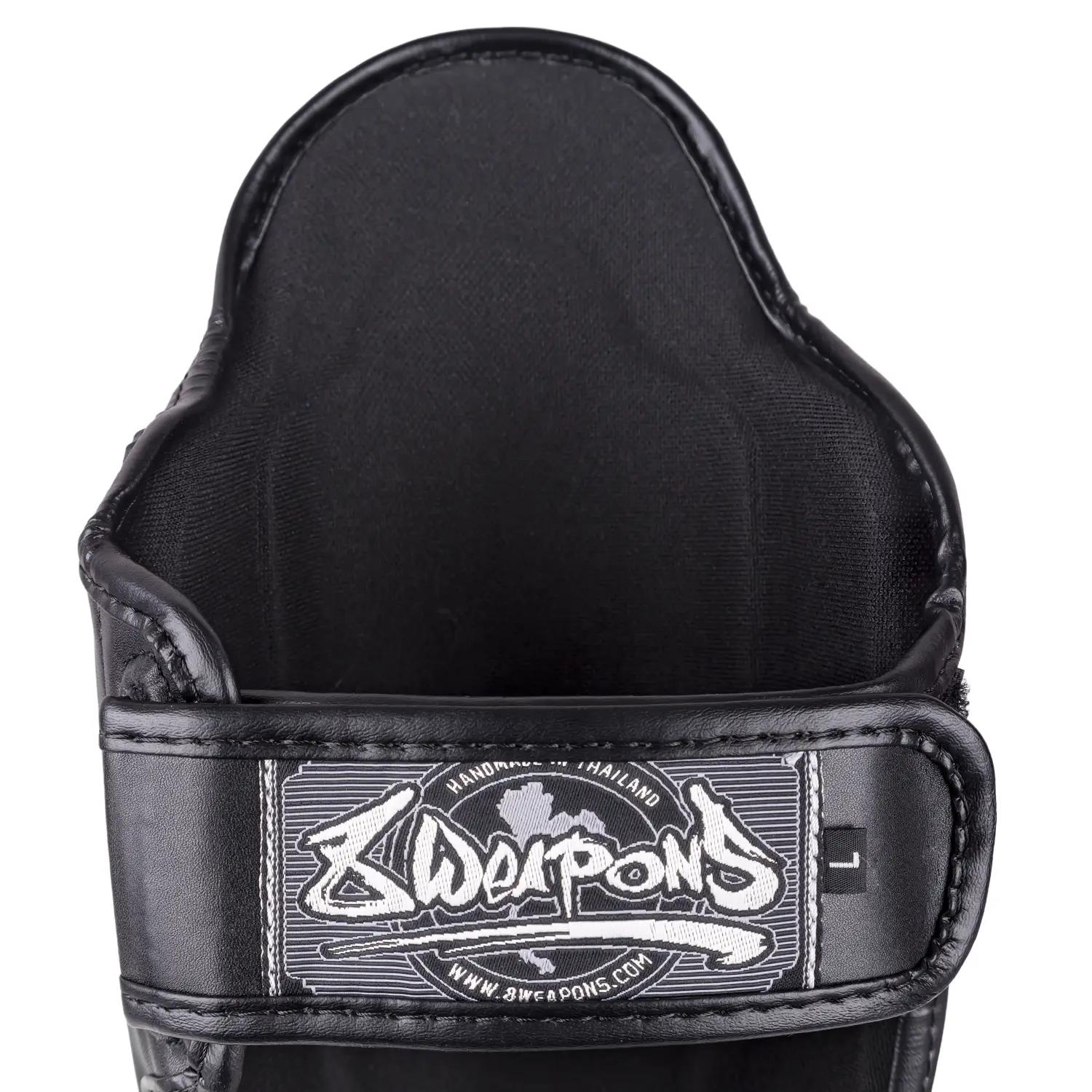 8 WEAPONS Shin Guards, BIG 8 Premium, black, XL