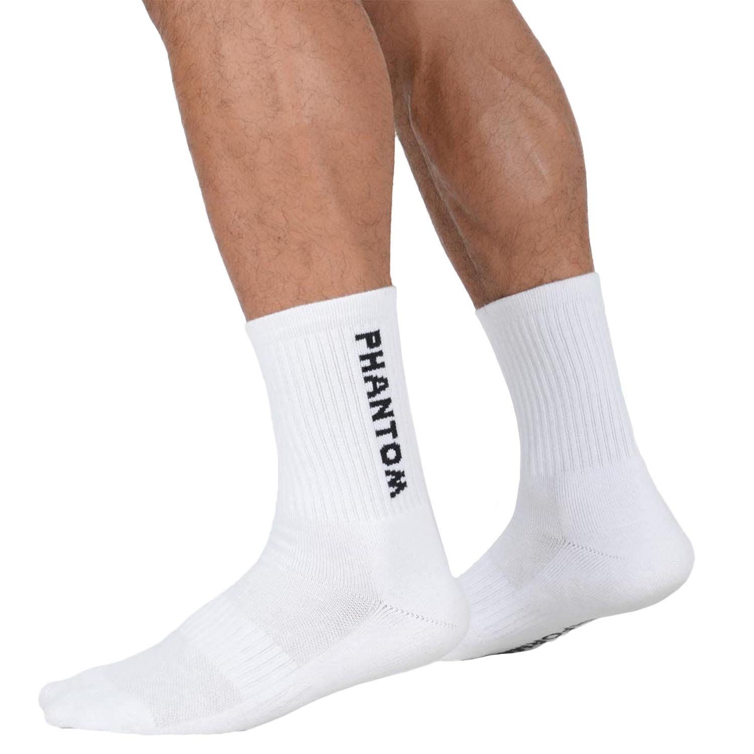 Phantom Athletics Fitness Socks, Performance, white, 39 – 42