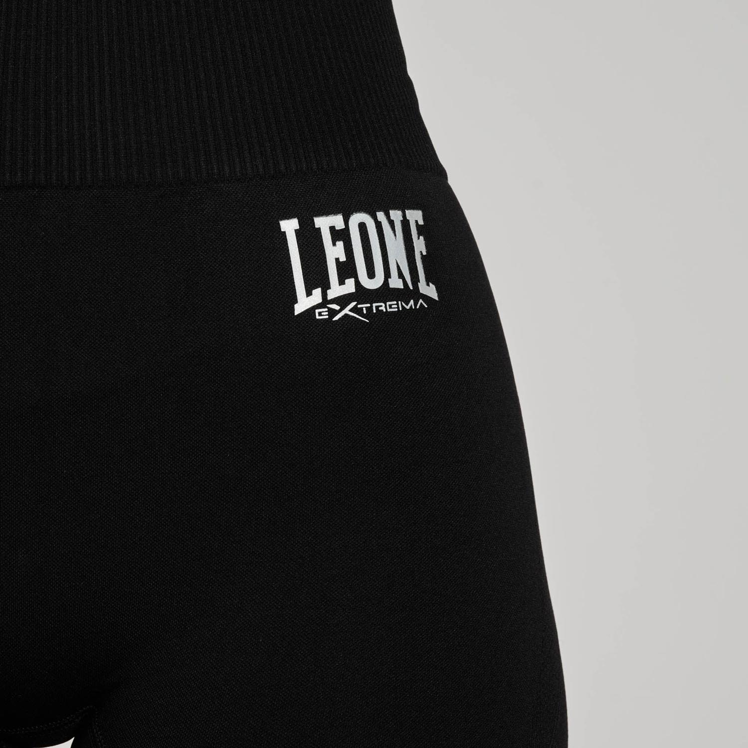 LEONE Compression Shorts, Women, Logo, black-white, XS