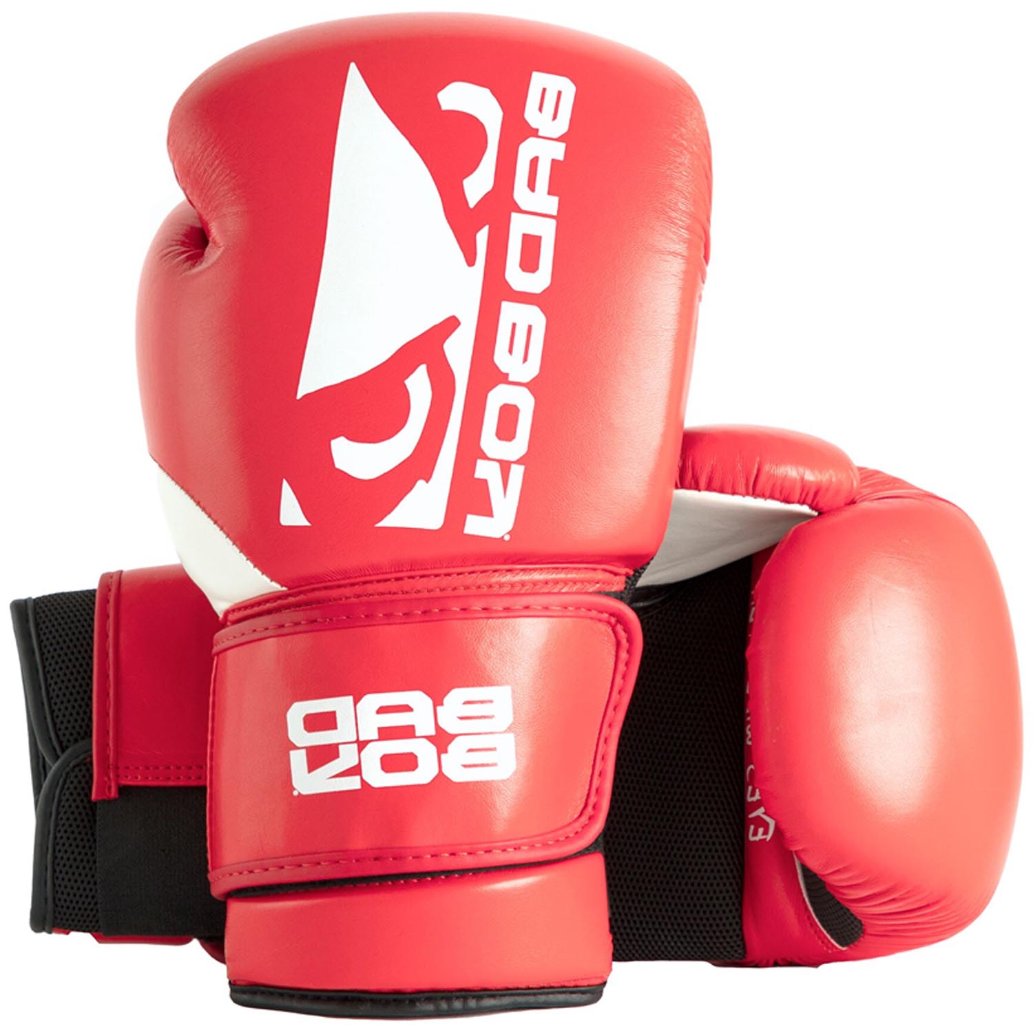 Bad Boy Boxing Gloves, Zeus, red-white, 10 Oz