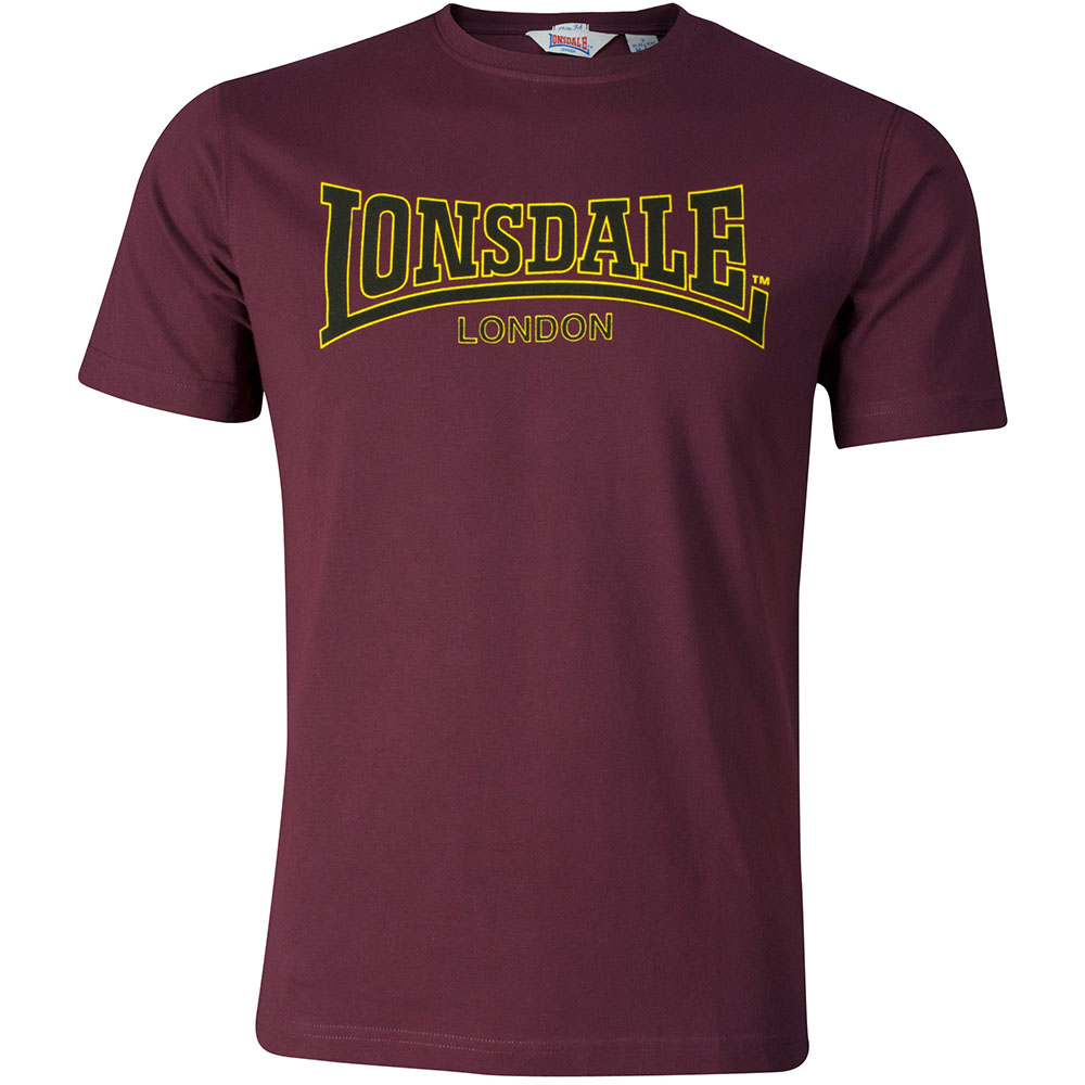 Lonsdale T-Shirt, Classic, weinrot