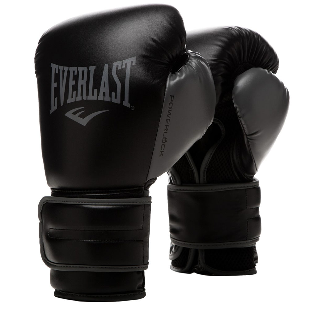 Everlast Boxhandschuhe, Powerlock 2R, schwarz