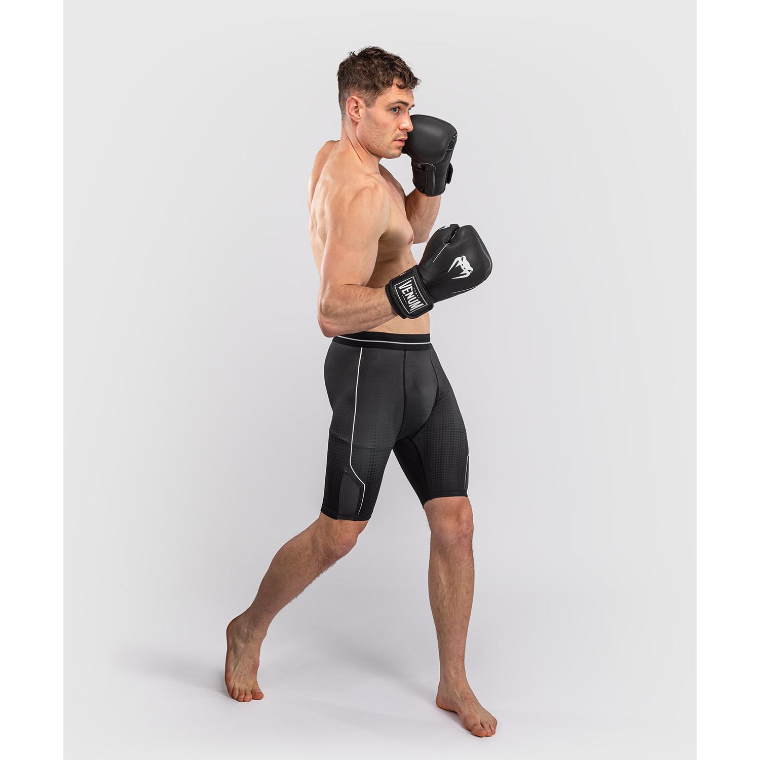 VENUM Compression Shorts, Stealth, black-white, M