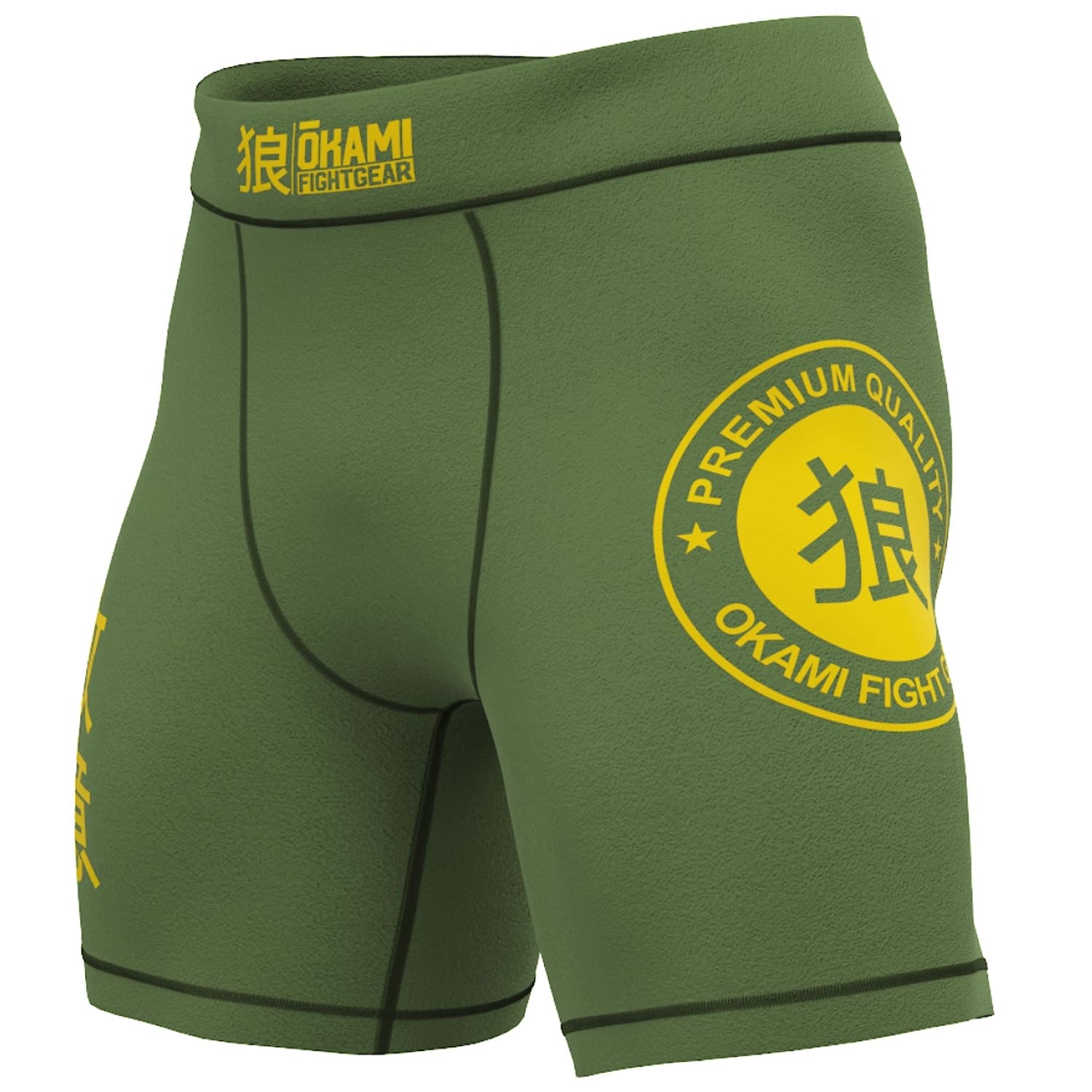 OKAMI Compression Shorts, Keii, khaki, M