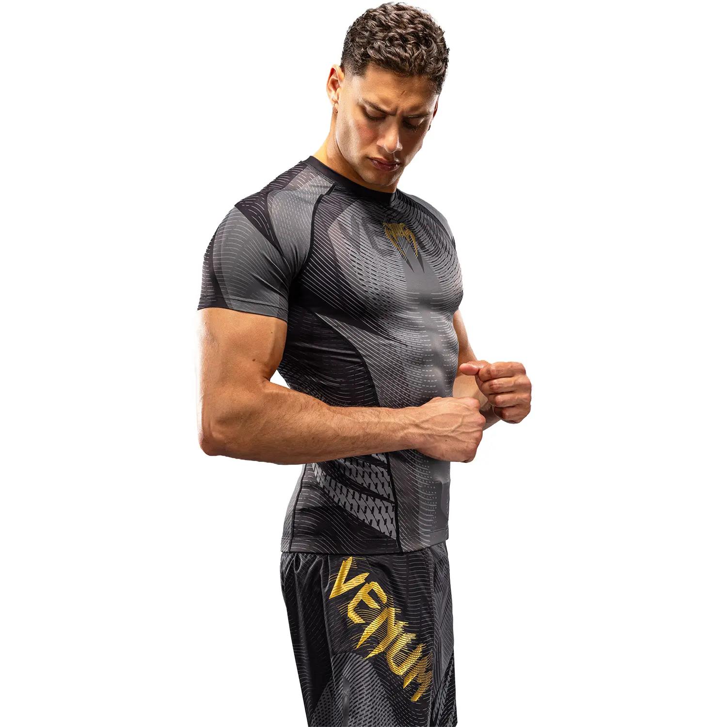 VENUM Rashguard, S/S, Galactic 3.0, black-gold, XXL
