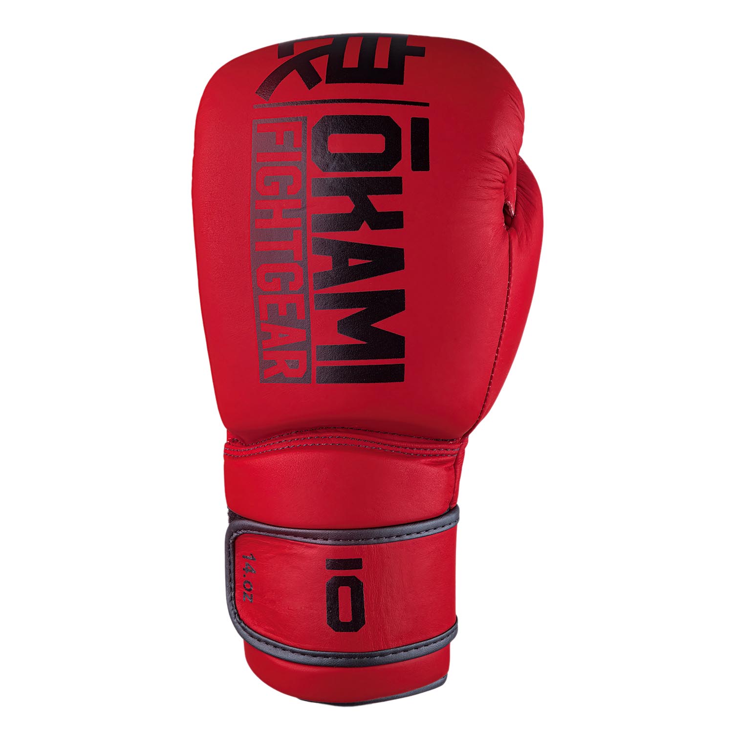 OKAMI Boxing Gloves, Competior V2, red-black, 16 Oz