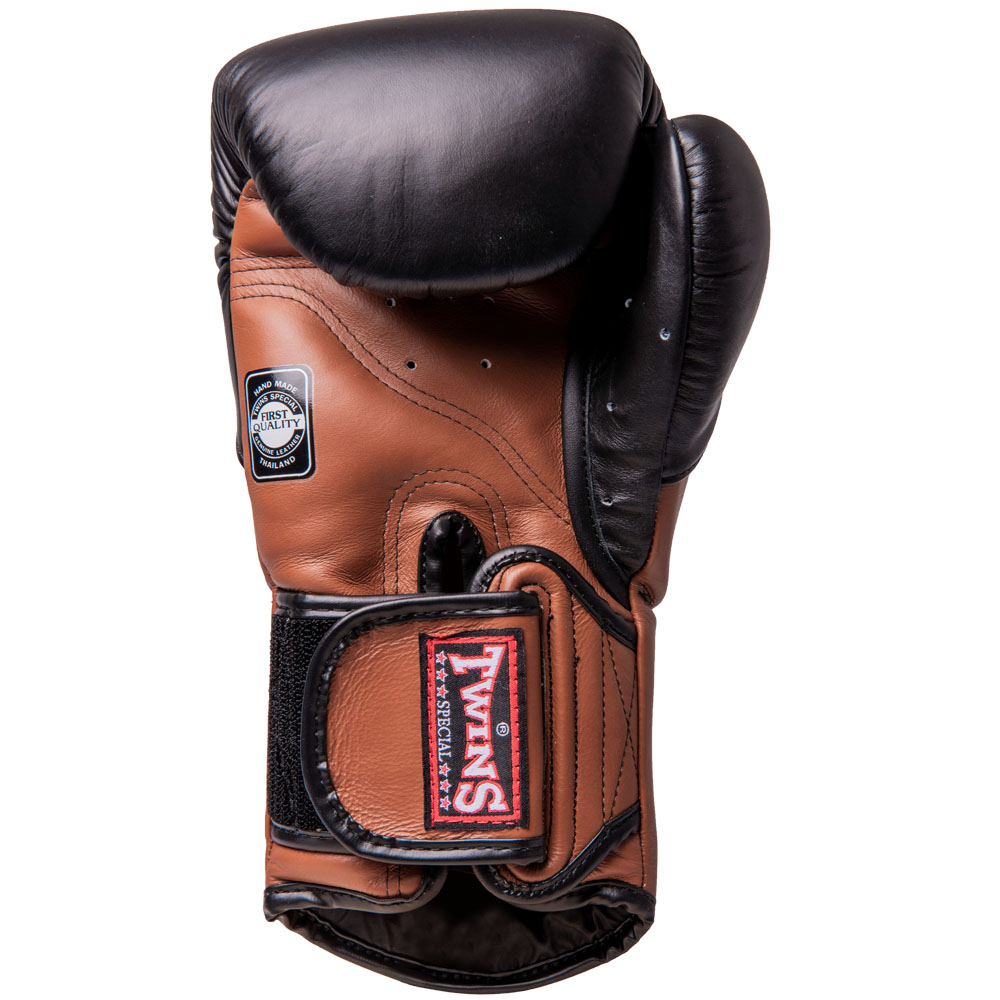 Twins Special Sparring Gloves 12 oz black FREE USPS PRIORITY SHIPPING BGVL-3 