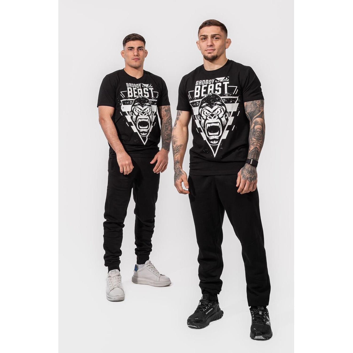 Bad Boy T-Shirt, Roll Like A Beast, black-white, XXL