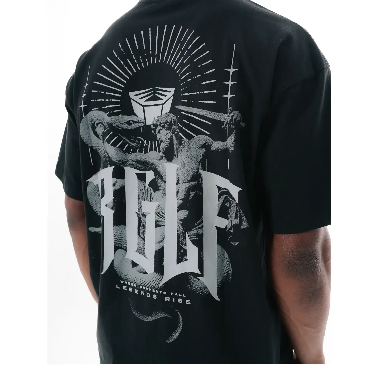RINGLIFE T-Shirt, Oversized, Serpent, black, L