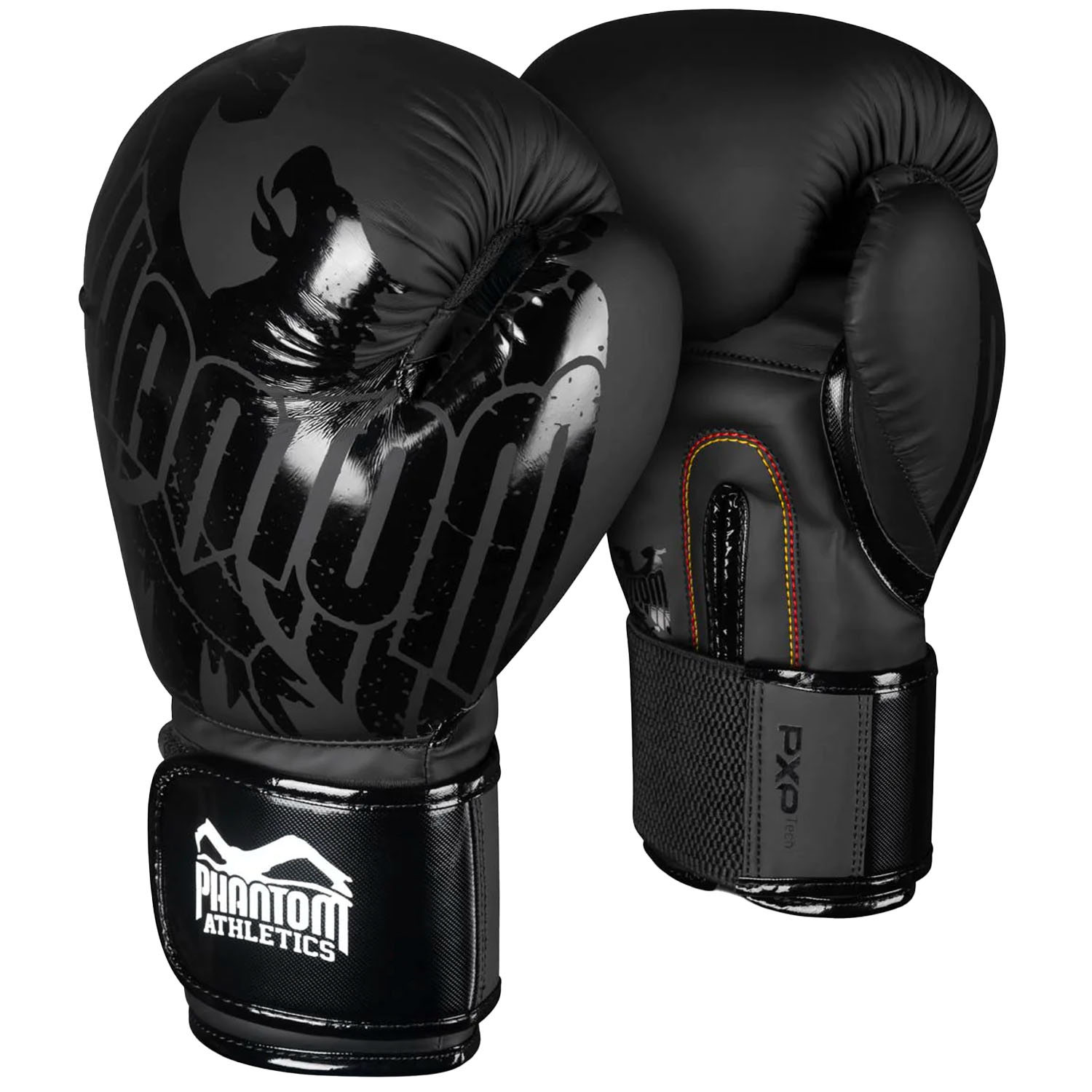 Phantom Athletics Boxing Gloves, German Eagle, black, 16 Oz