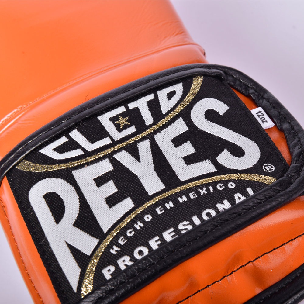 Cleto Reyes Boxing Gloves, Velcro Sparring, orange, 14 Oz