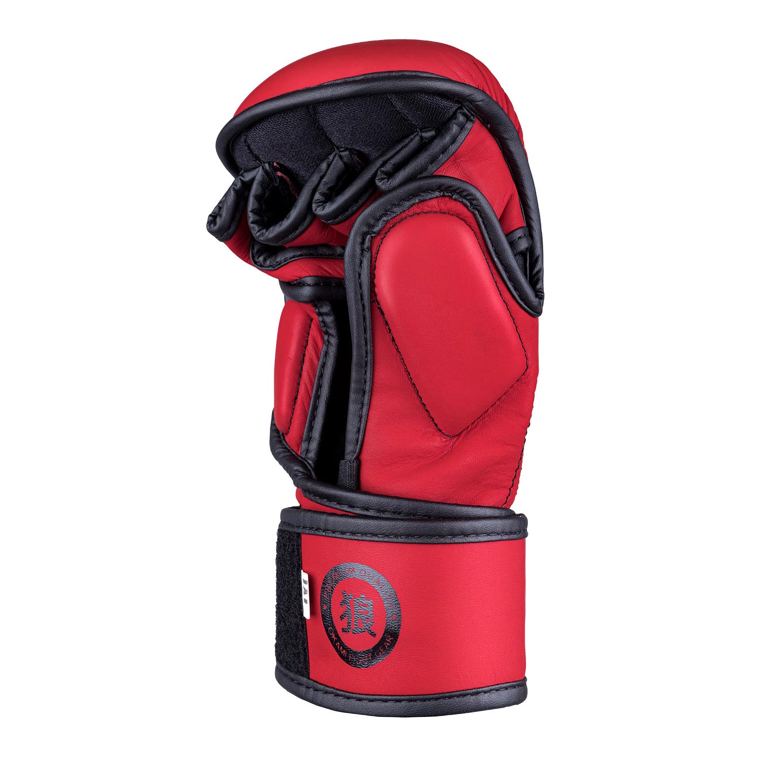 OKAMI MMA Sparring Gloves, Competitor V2, red-black, M