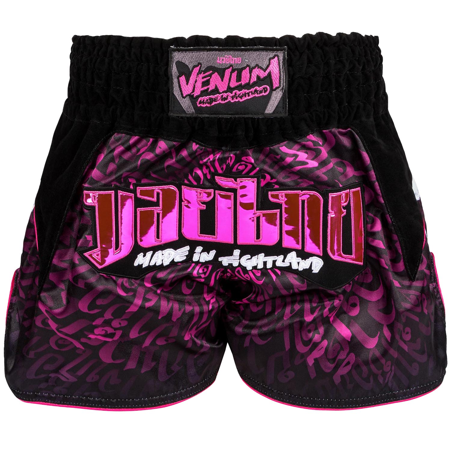 VENUM Muay Thai Shorts, Attack, schwarz-pink