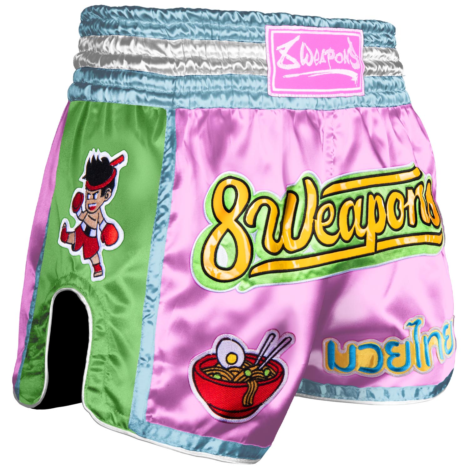 8 WEAPONS Muay Thai Shorts, Yummy, pink
