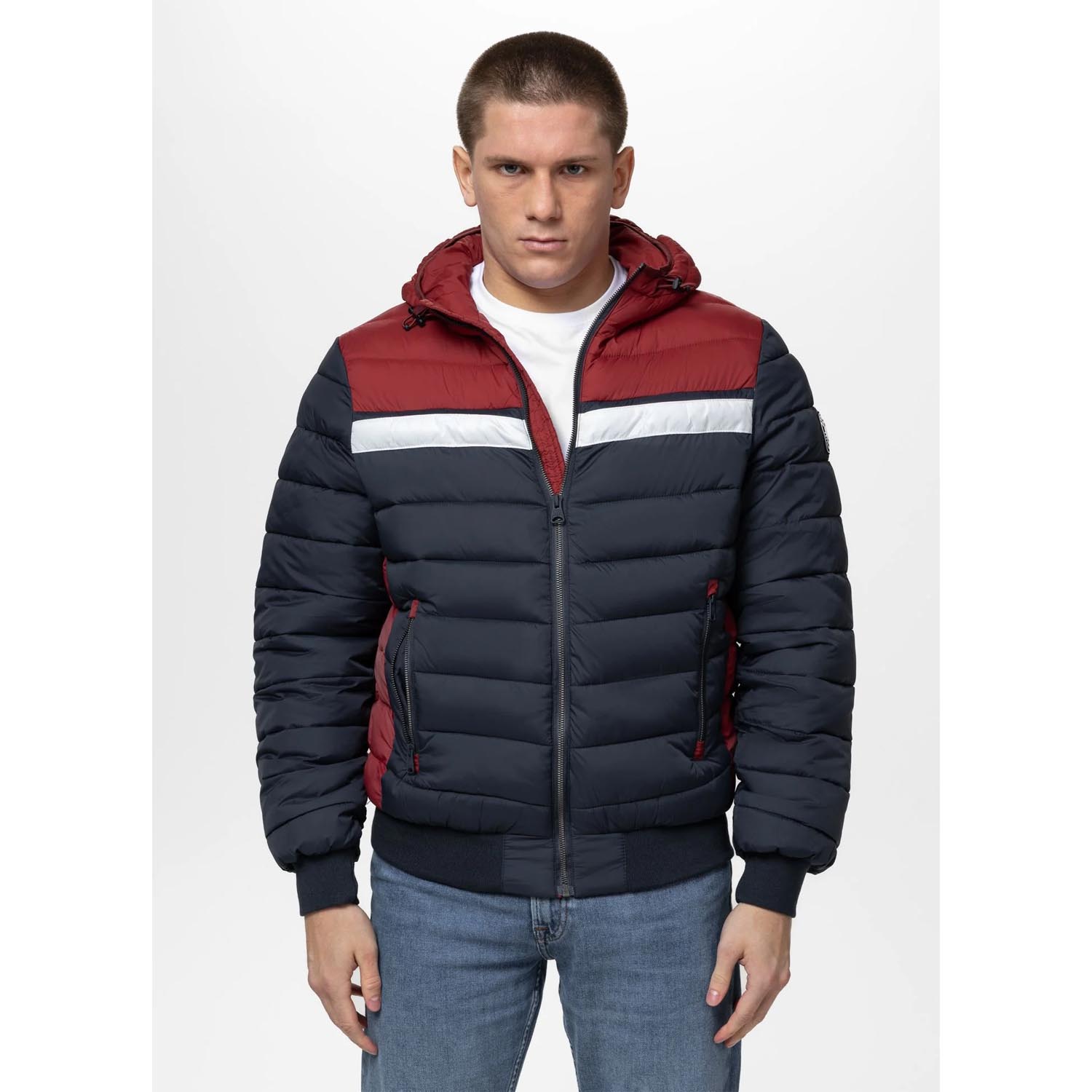 Pit Bull West Coast Jacket, Rubio, navy-red, XXXL