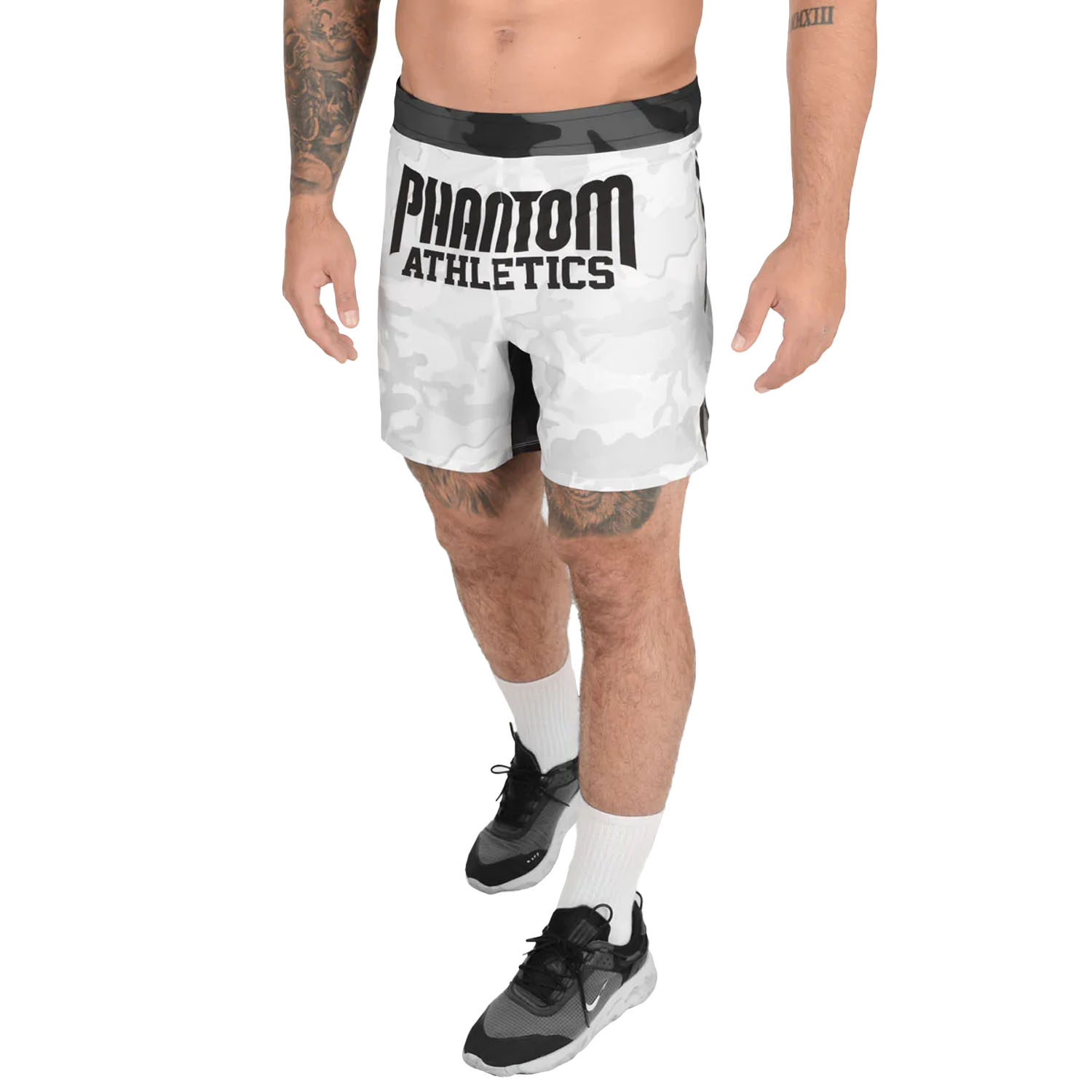 Phantom Athletics MMA Fight Shorts, Flex, S Boxed, white, XL