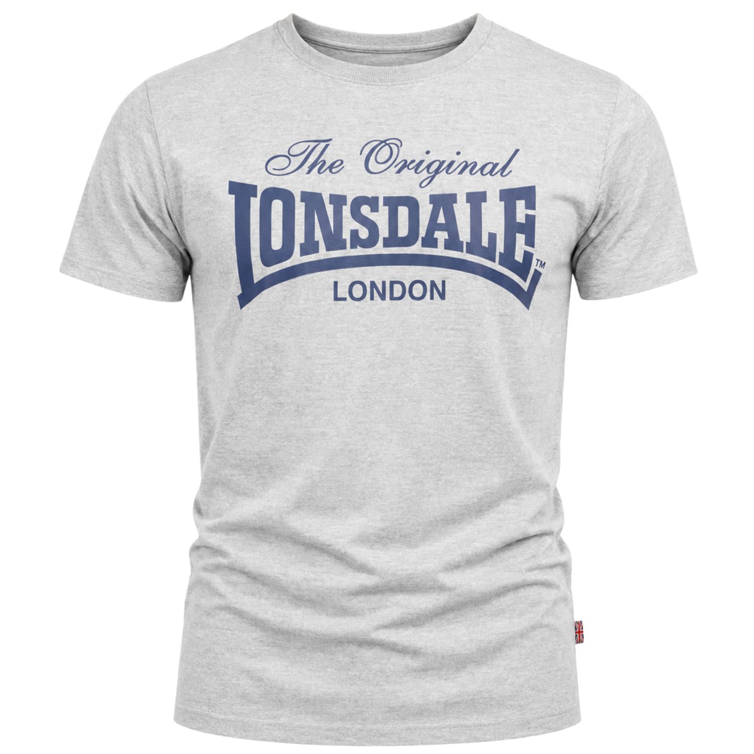 Lonsdale T-Shirt, Colsbrook, grey-navy, S