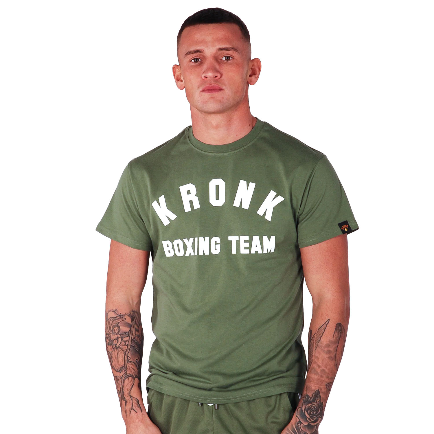 KRONK T-Shirt, Boxing Team, grün, S