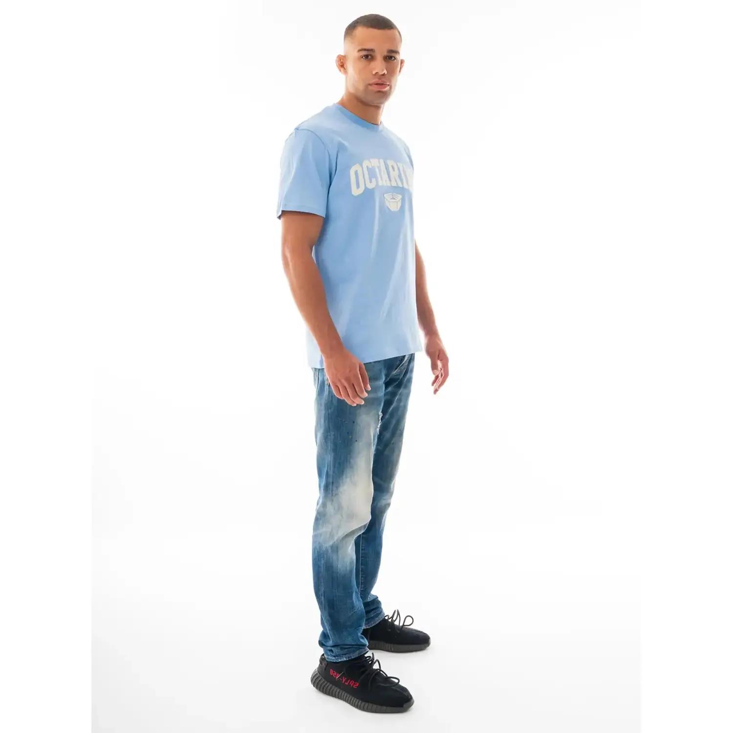 RINGLIFE T-Shirt, Octaring, light blue, XXL