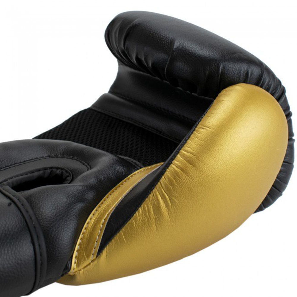 Super Pro Boxing Gloves, ACE, black-gold, 16 Oz | 16 Oz | 1420046-4
