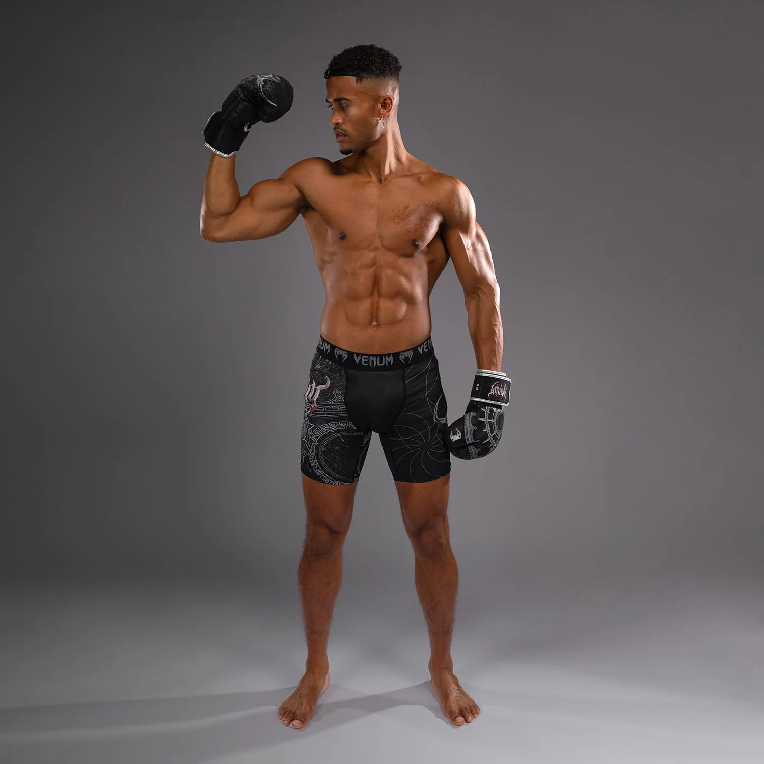VENUM Compression Shorts, GLDTR 4.0, black-silver, XXL