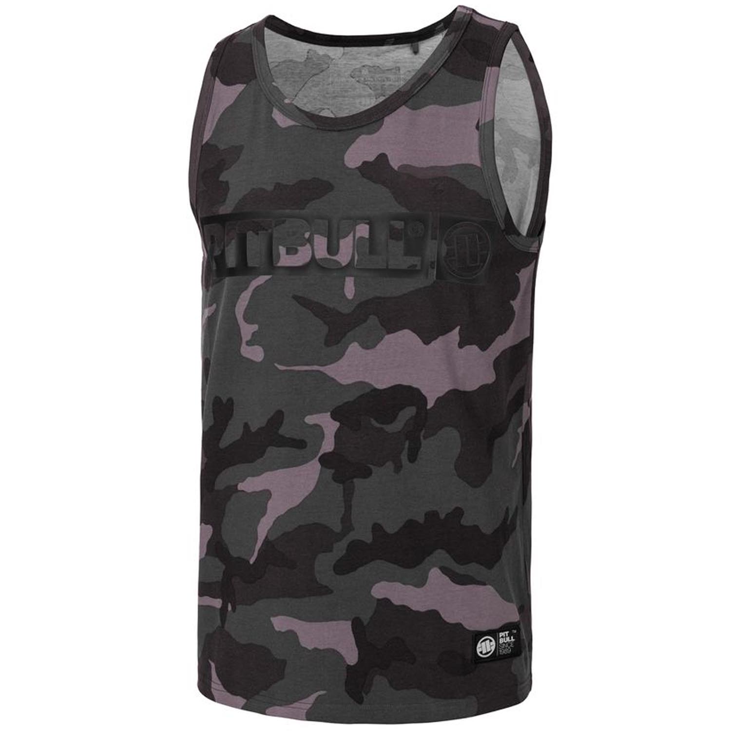 Pit Bull West Coast Tank Top, Hilltop, black-camo, XXXL