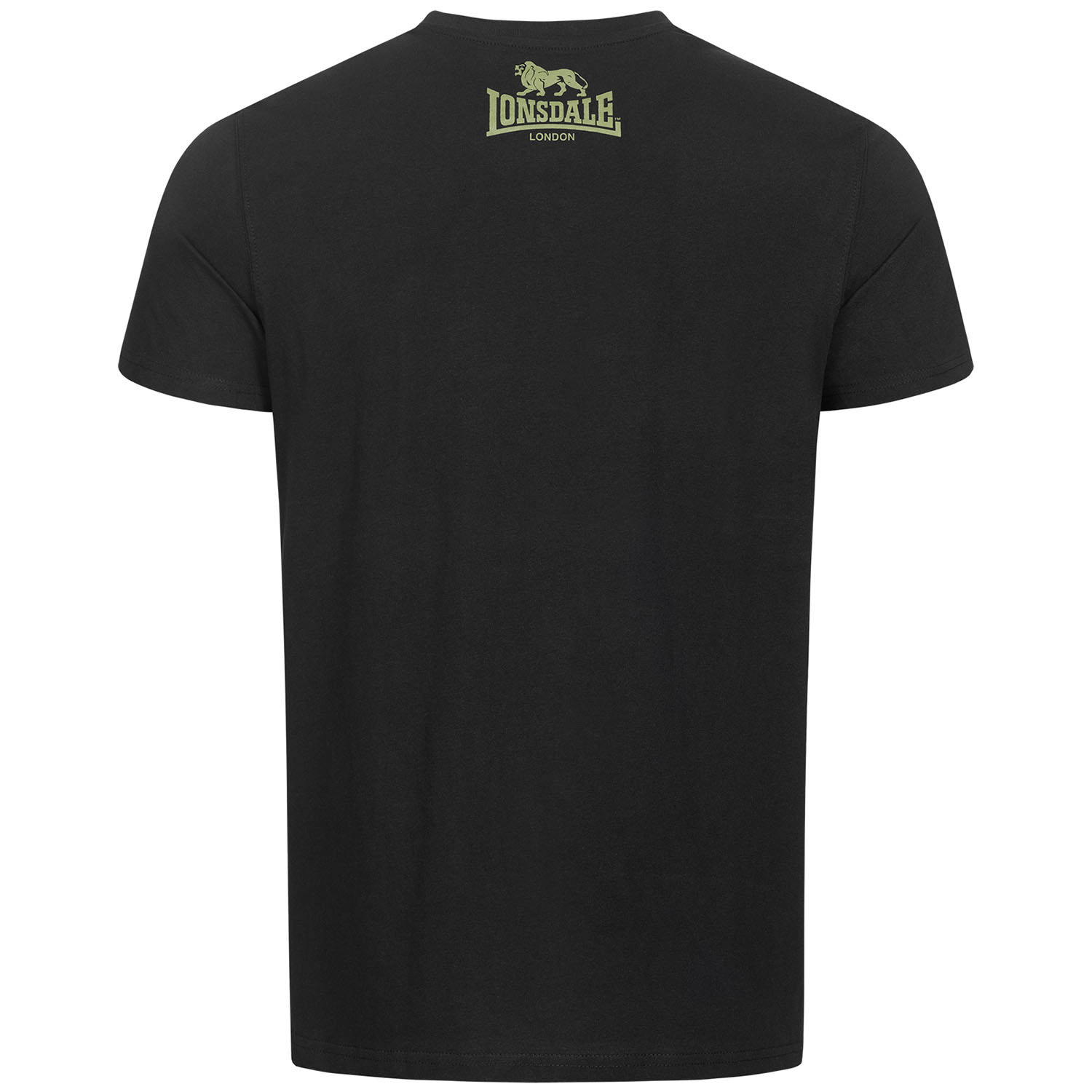 Lonsdale T-Shirt, Logo, black-olive, XL